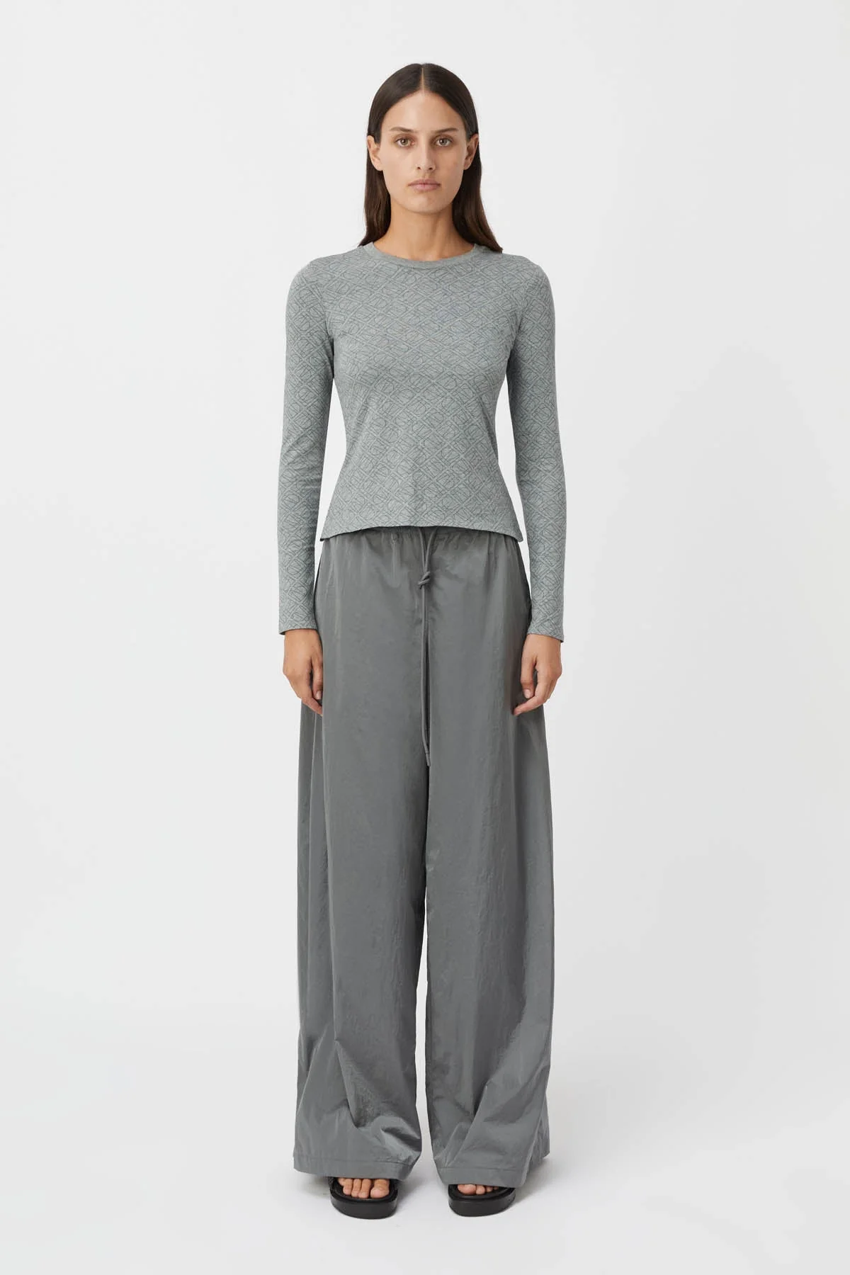 Alani Nylon Wide Pant - Image 3