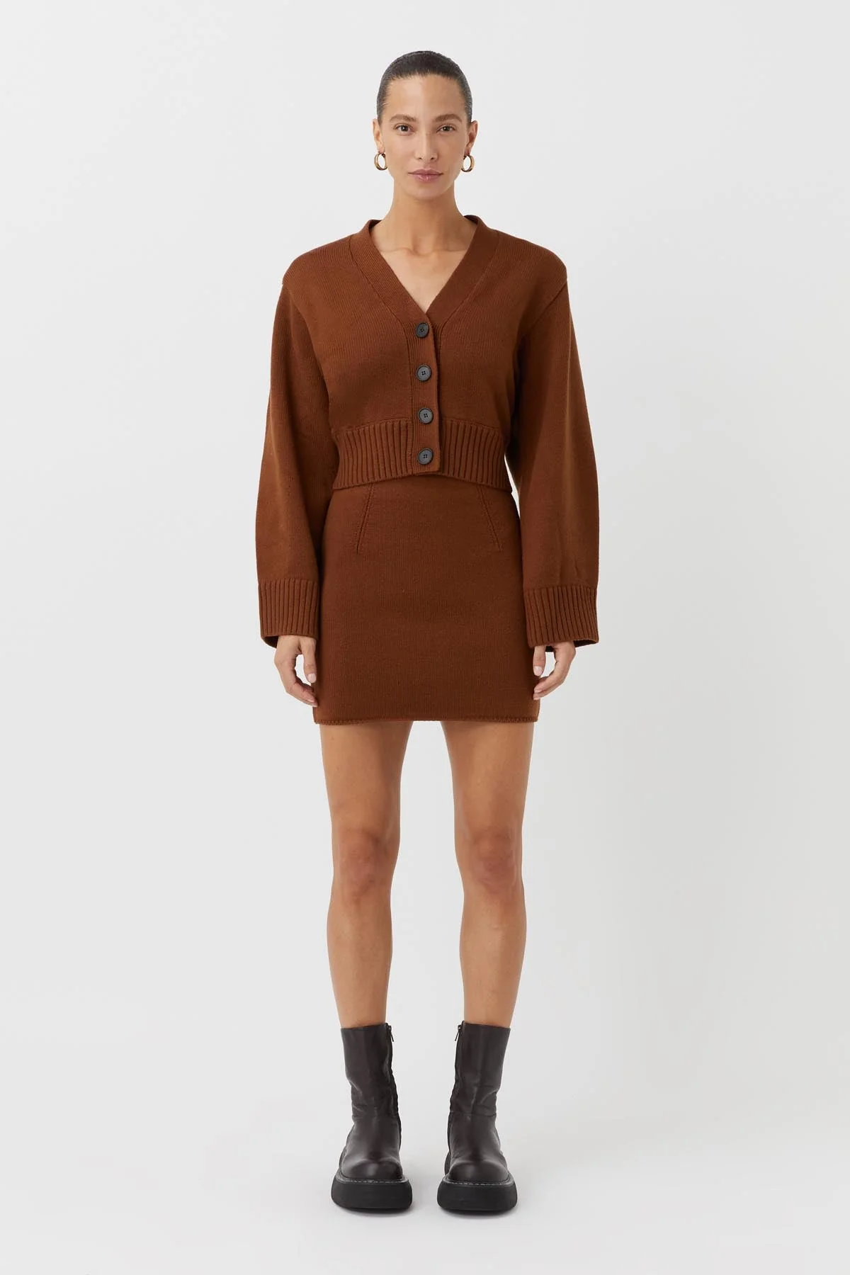 Alder Knit Mini Skirt - Image 3