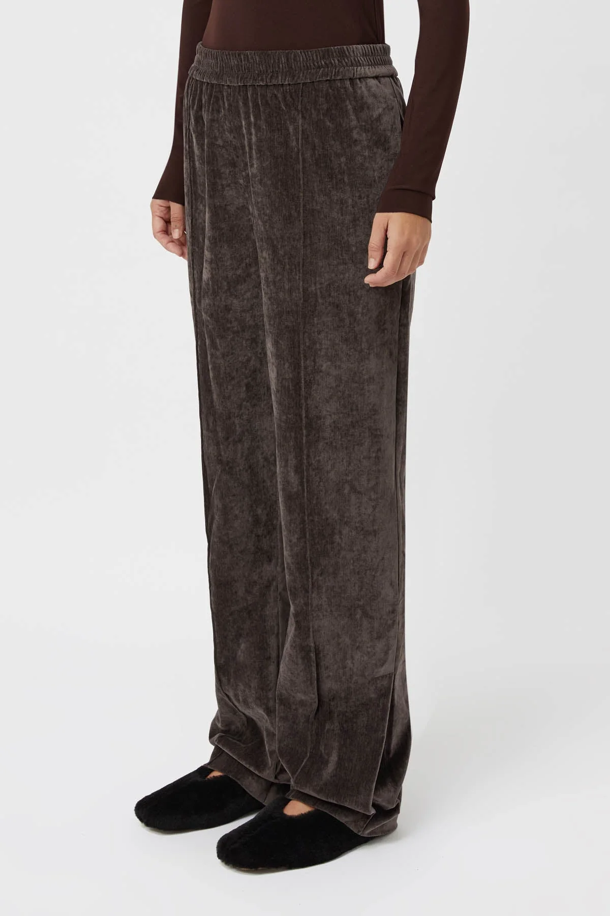Aneta Velour Track Pant - Image 2