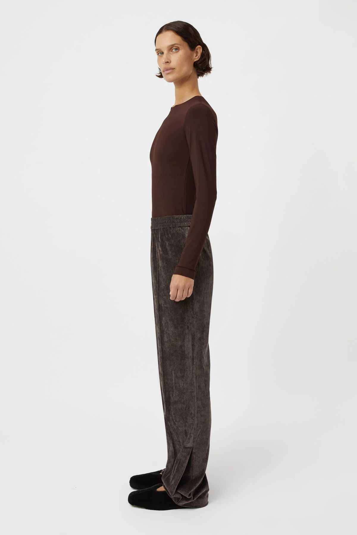 Aneta Velour Track Pant - Image 3