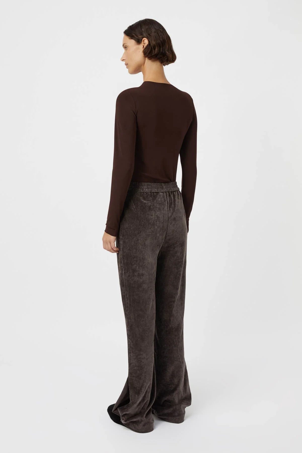 Aneta Velour Track Pant - Image 4