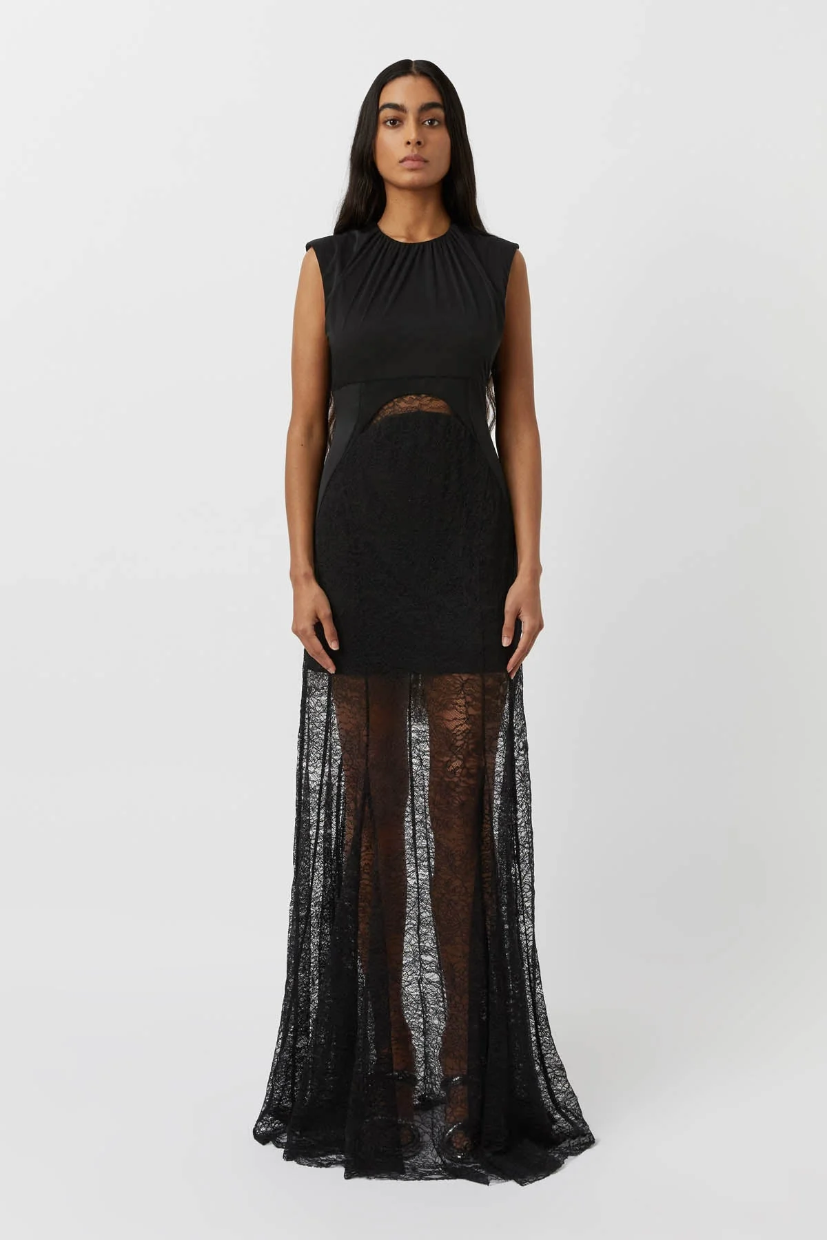Angelo Lace Contrast Maxi Dress - Image 2