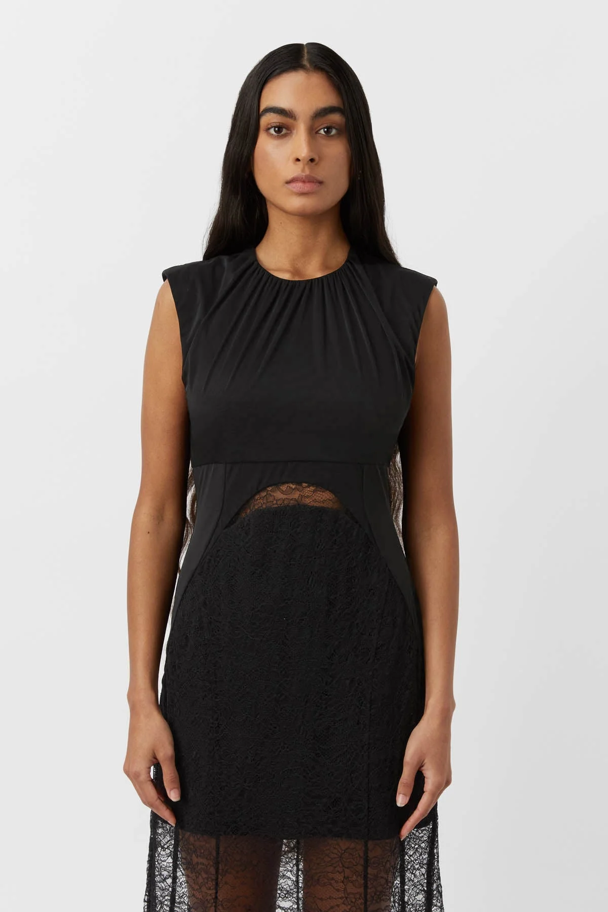 Angelo Lace Contrast Maxi Dress - Image 3