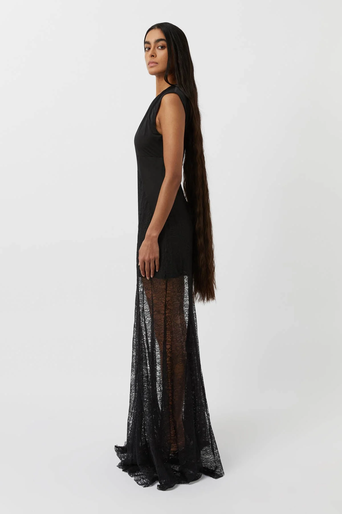 Angelo Lace Contrast Maxi Dress - Image 4