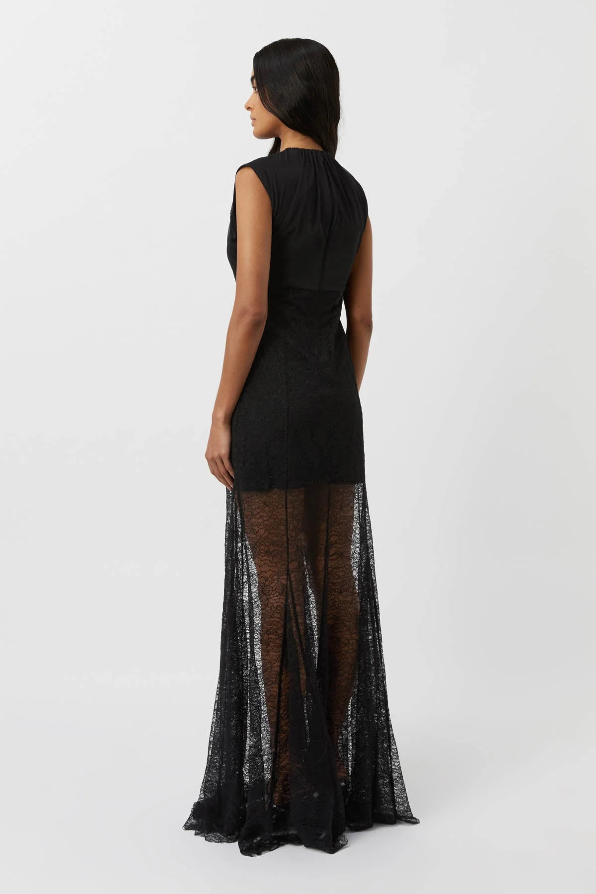Angelo Lace Contrast Maxi Dress - Image 5