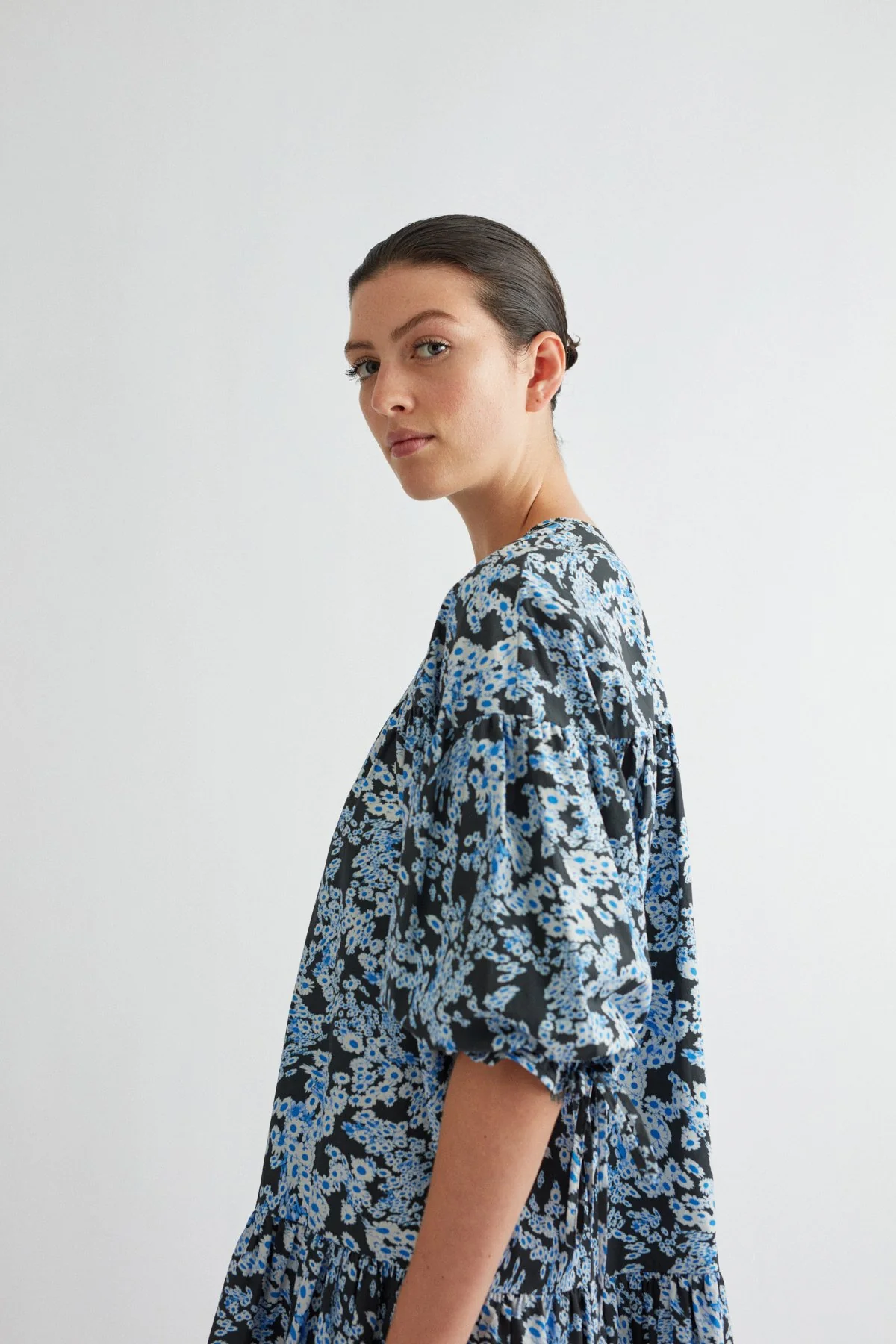 Anjelica Print Mini Dress - Image 3