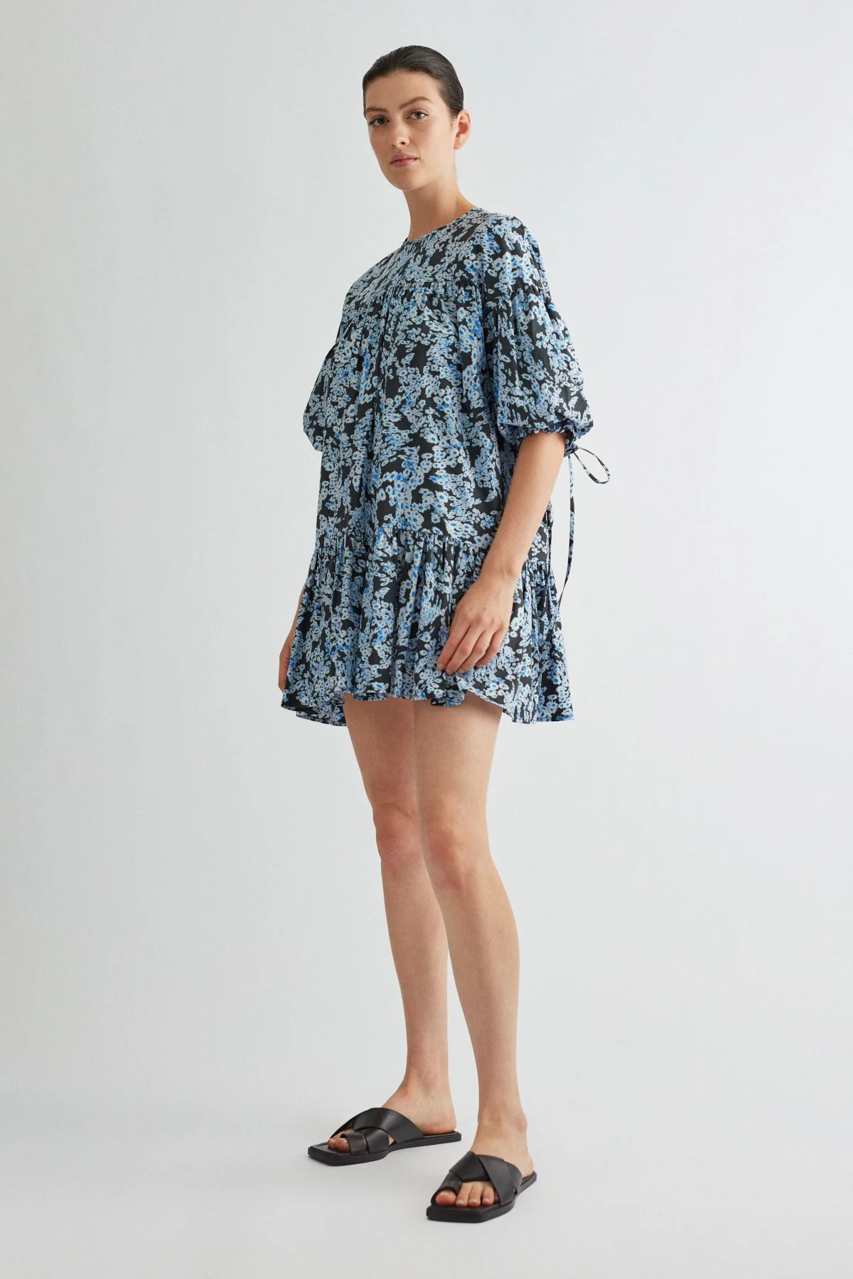 Anjelica Print Mini Dress - Image 5