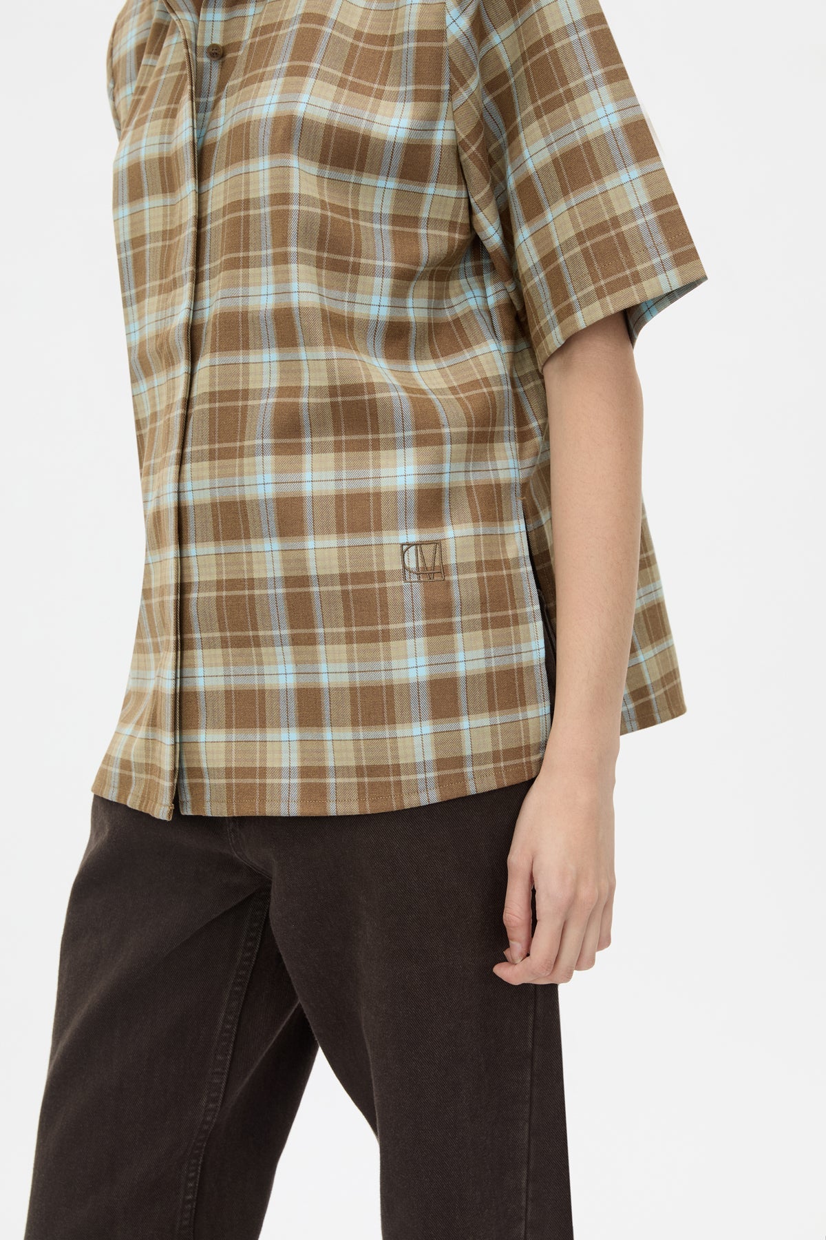 Arian Short Sleeve Check Shirt - Image 3