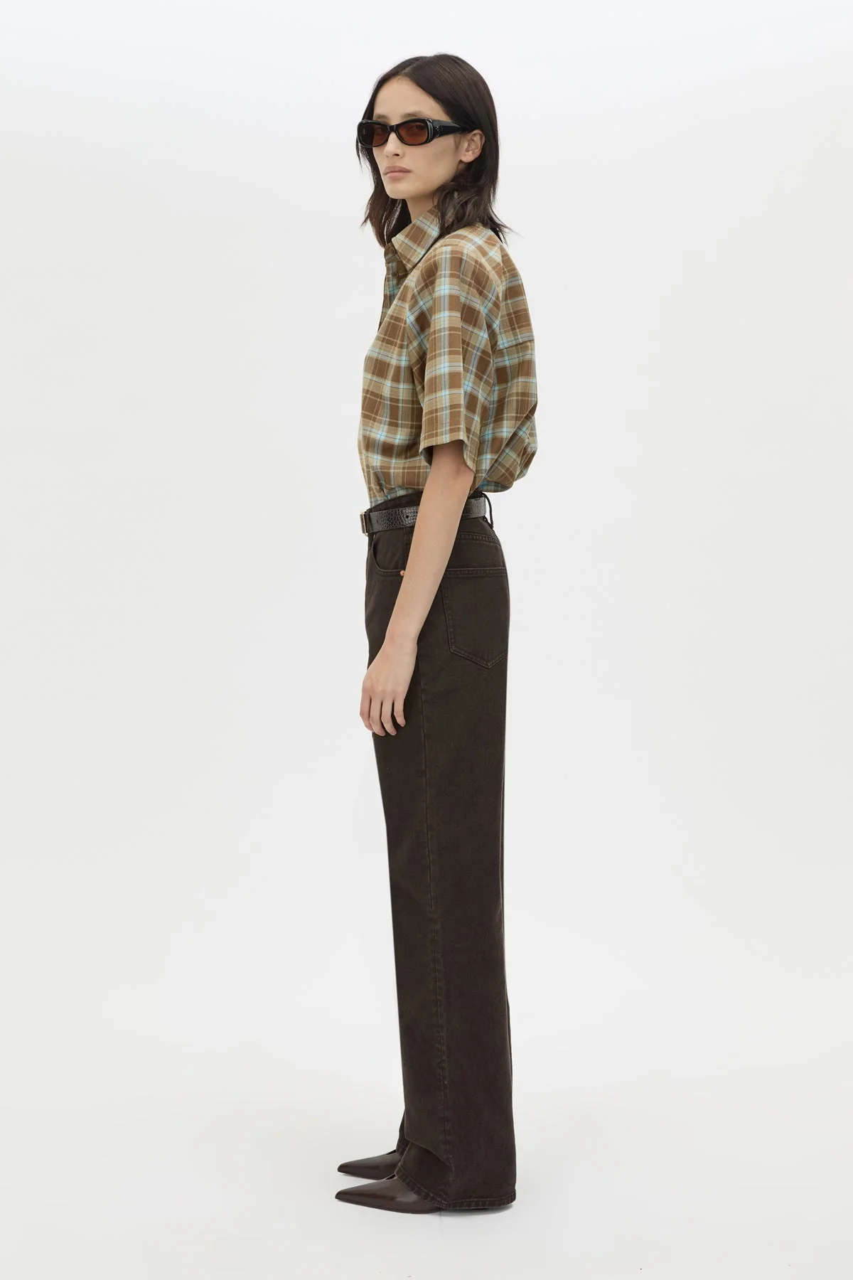 Arian Short Sleeve Check Shirt - Image 5