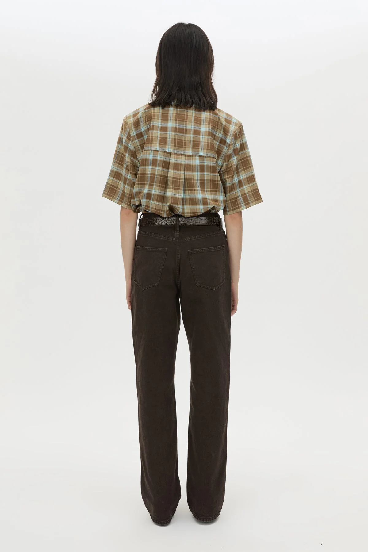 Arian Short Sleeve Check Shirt - Image 6