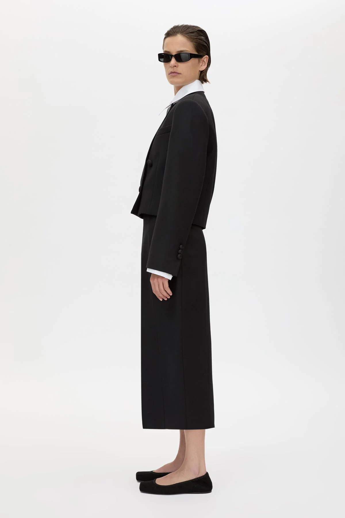 Caius Relaxed Cropped Blazer - Image 5