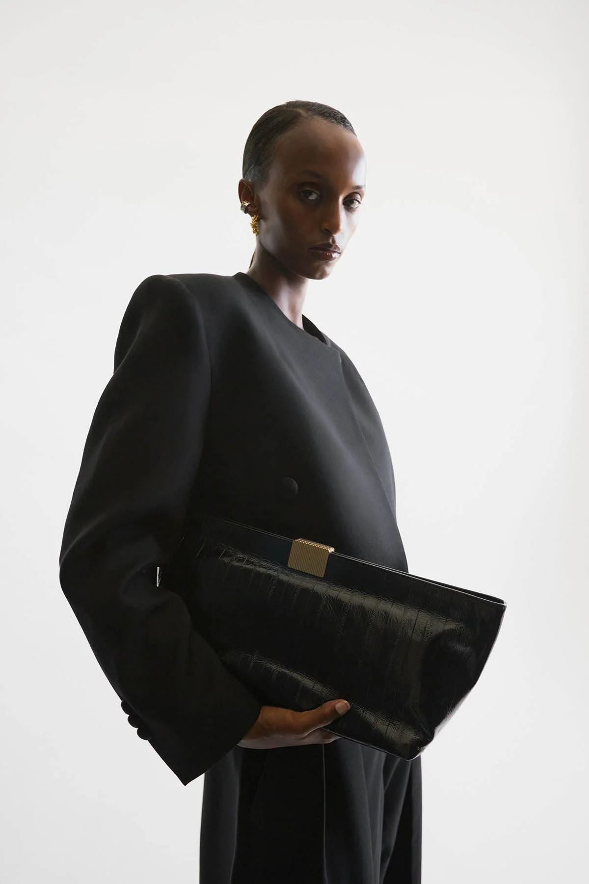 Caius Relaxed Cropped Blazer - Image 9