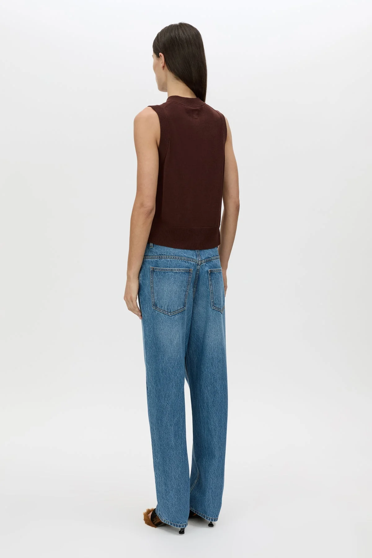 Cardinal Sleeveless Cardigan - Image 5