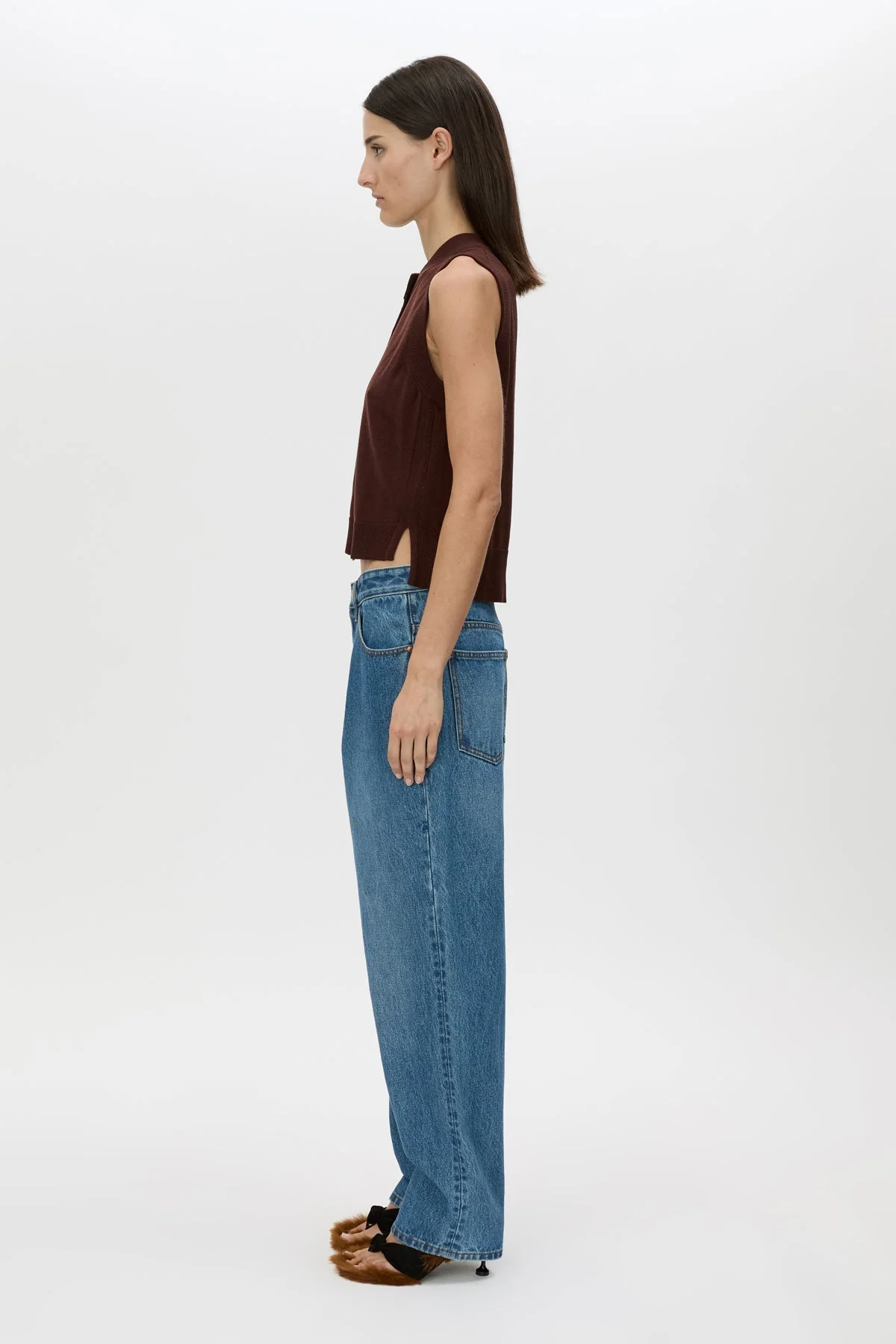 Cardinal Sleeveless Cardigan - Image 6