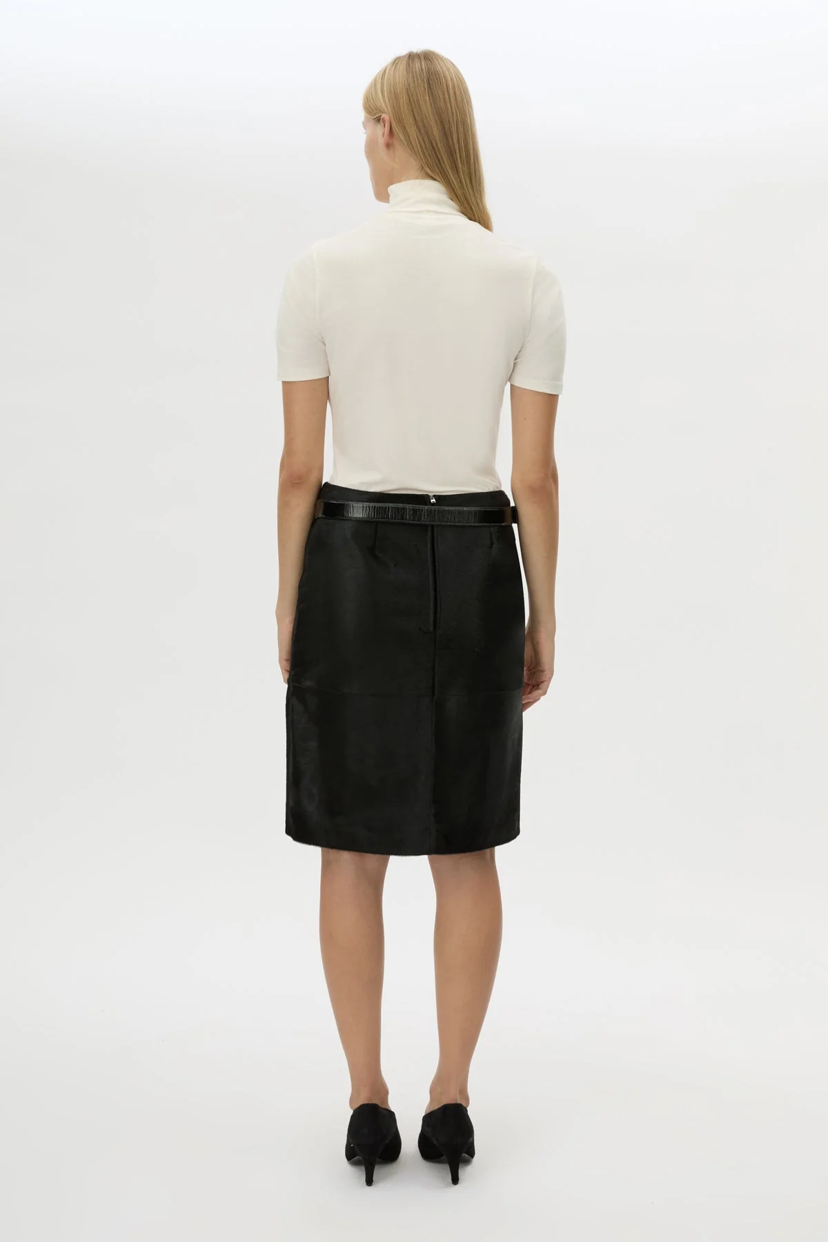 Contour Leather Skirt - Image 7