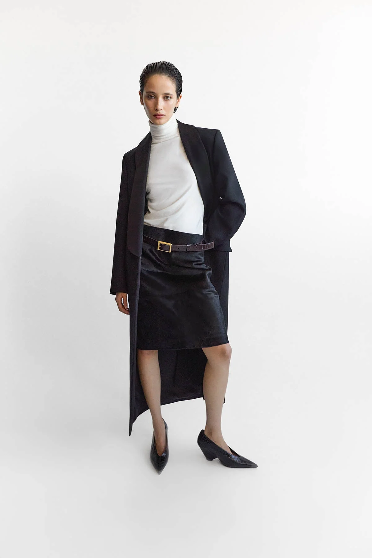 Contour Leather Skirt - Image 8