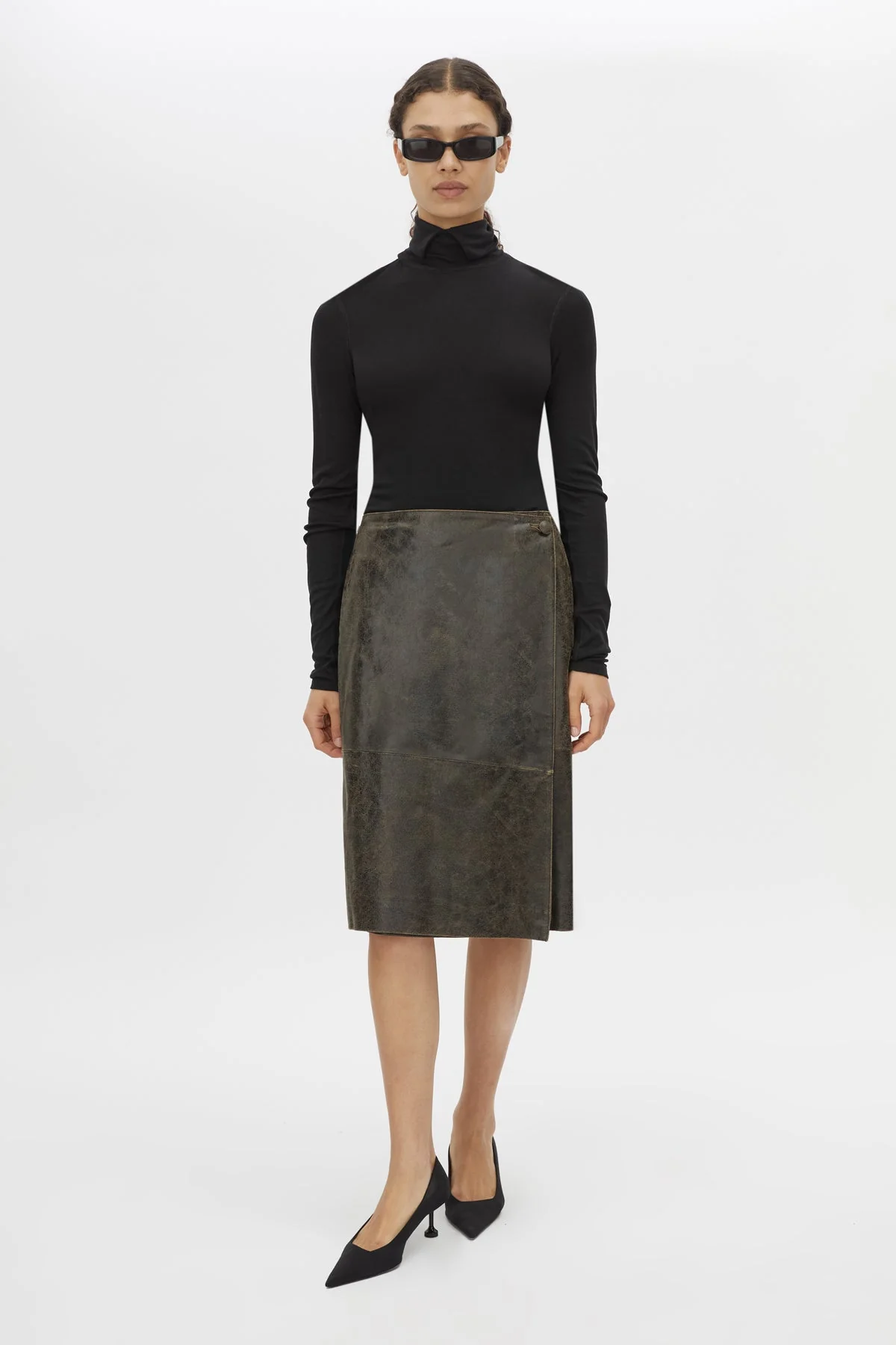Dawn Leather Skirt - Image 5