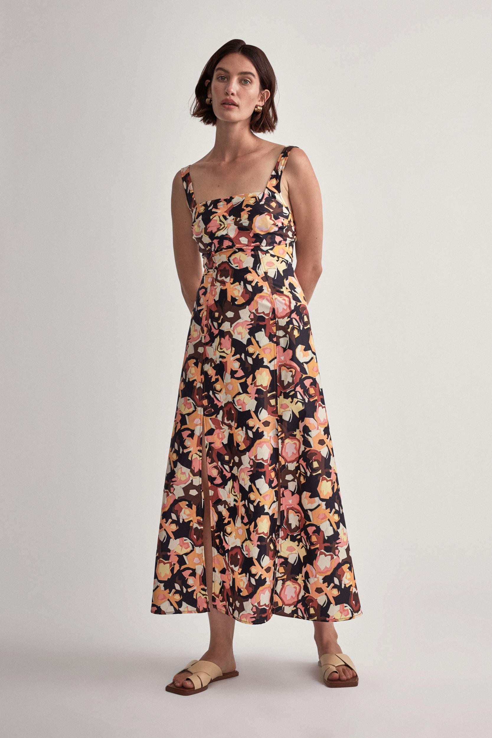Delfino Split Skirt Dress - Image 5