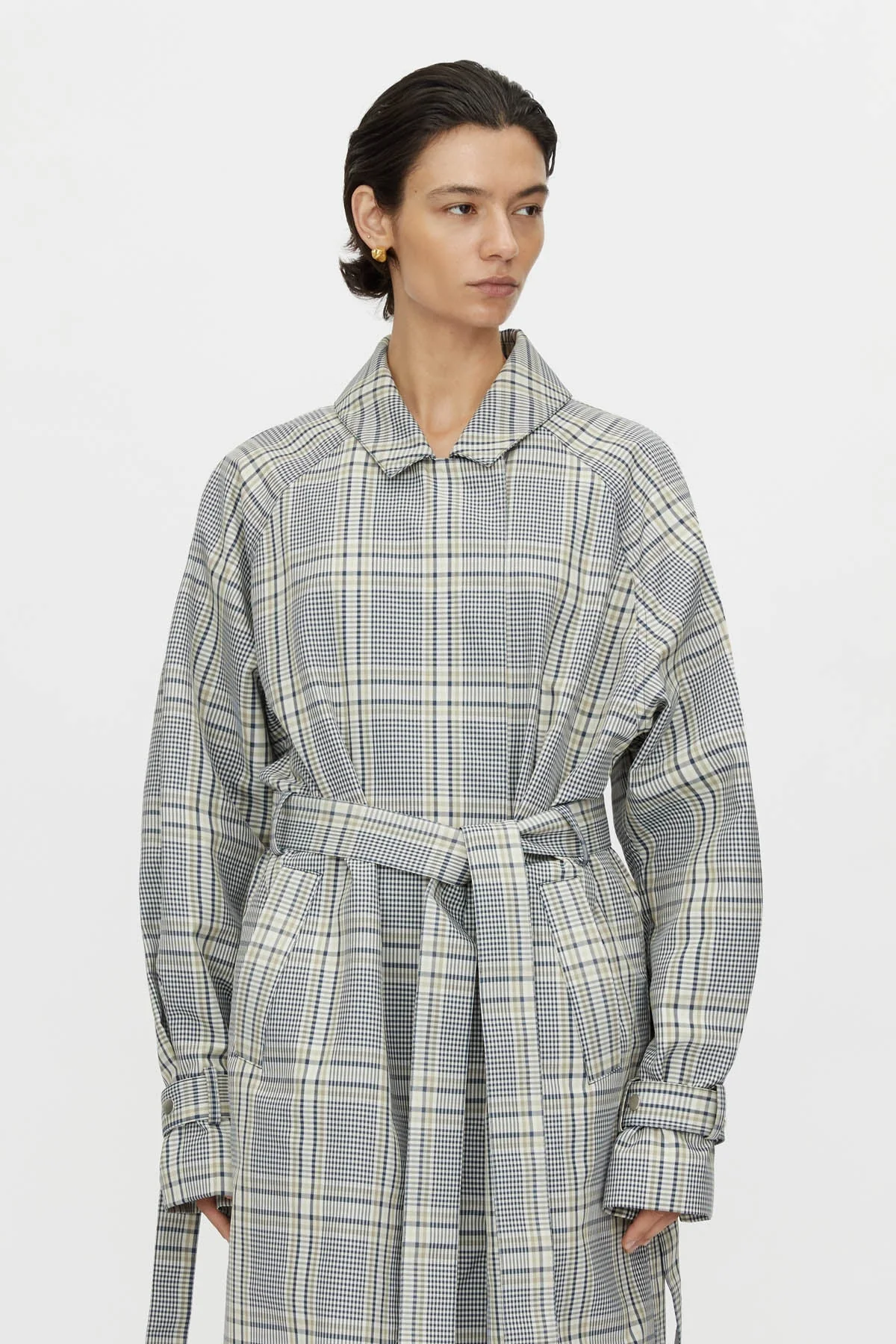 Delta Plaid Trench - Image 2