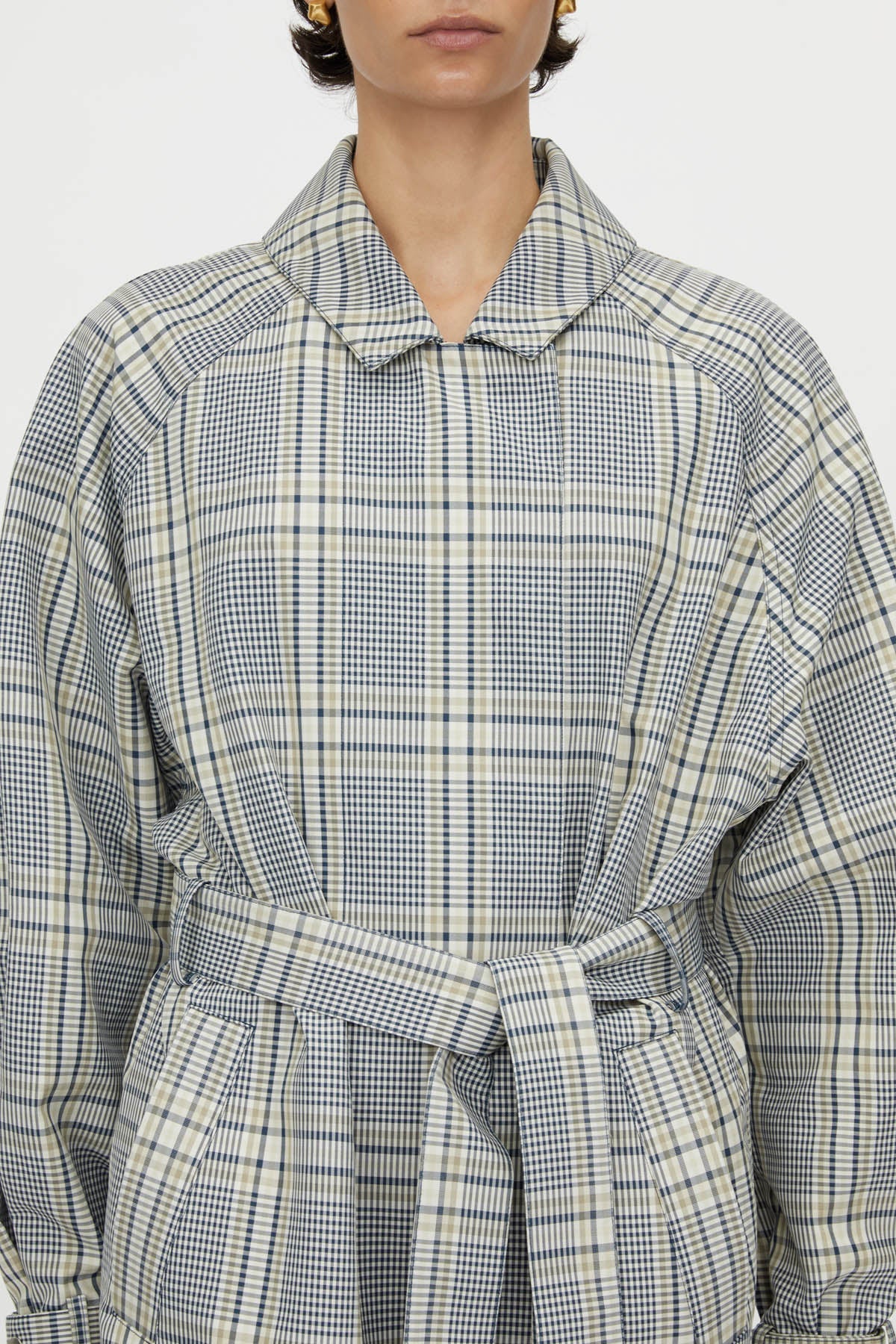 Delta Plaid Trench - Image 4