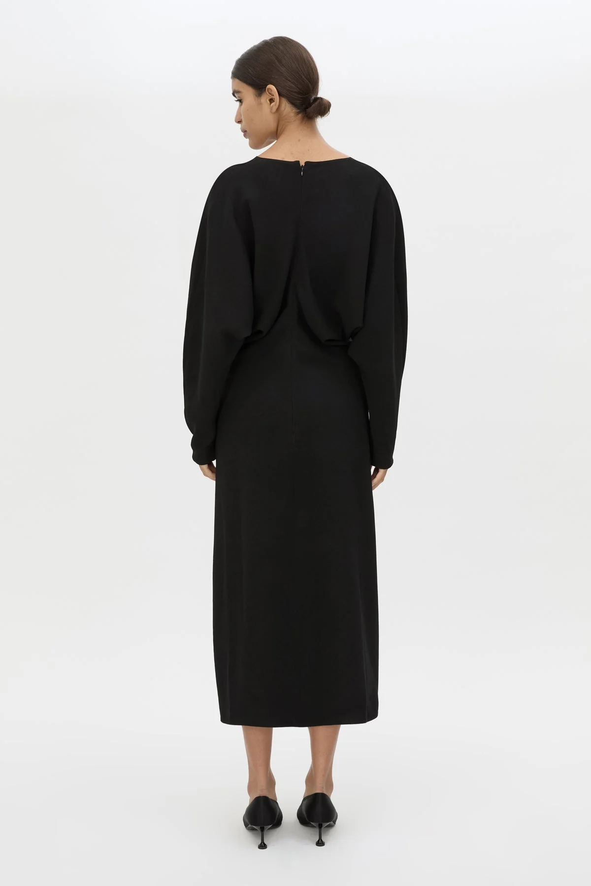 Dune Draped Waist Midi Dress - Image 5