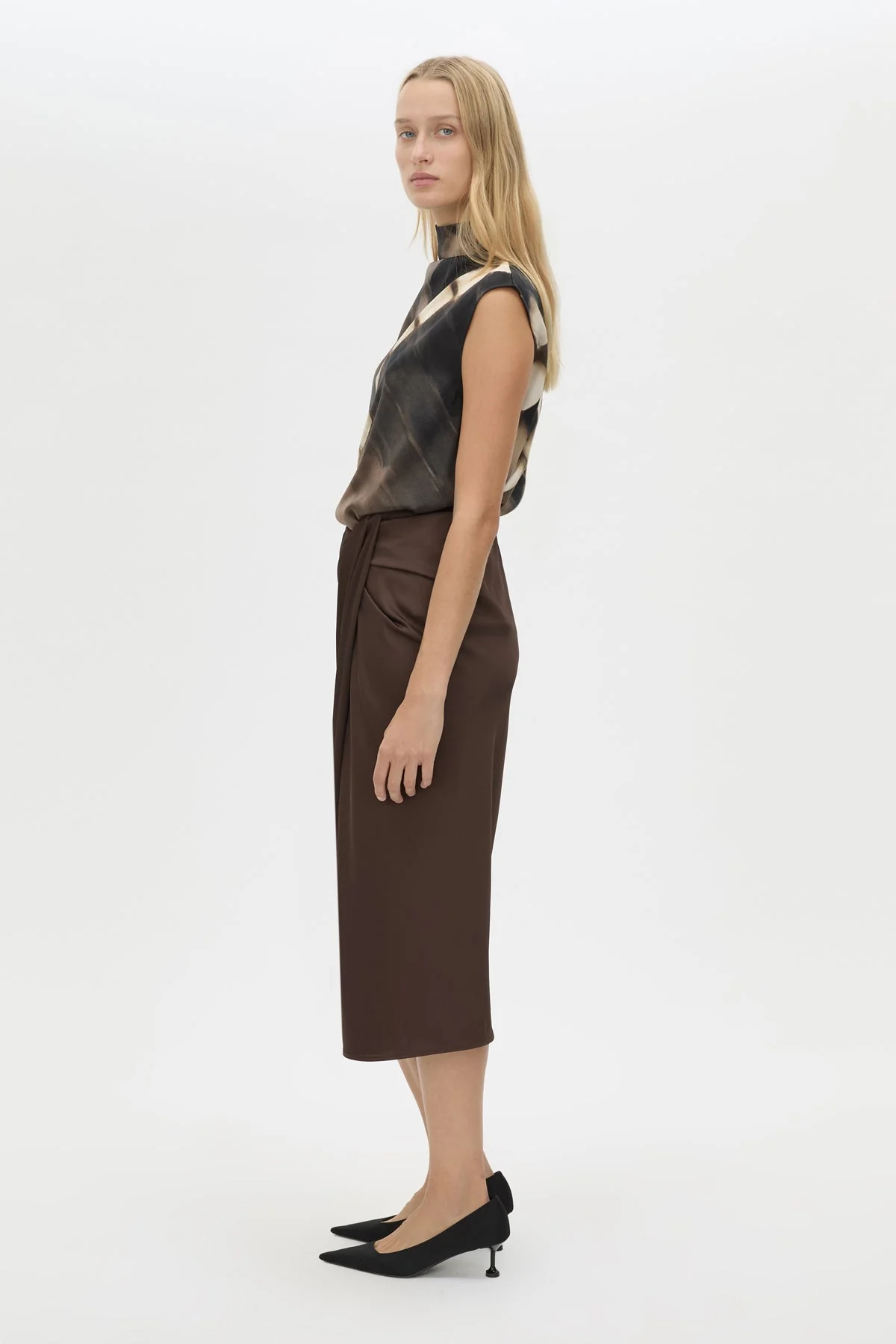 Elowyn Wrap Midi Skirt - Image 5