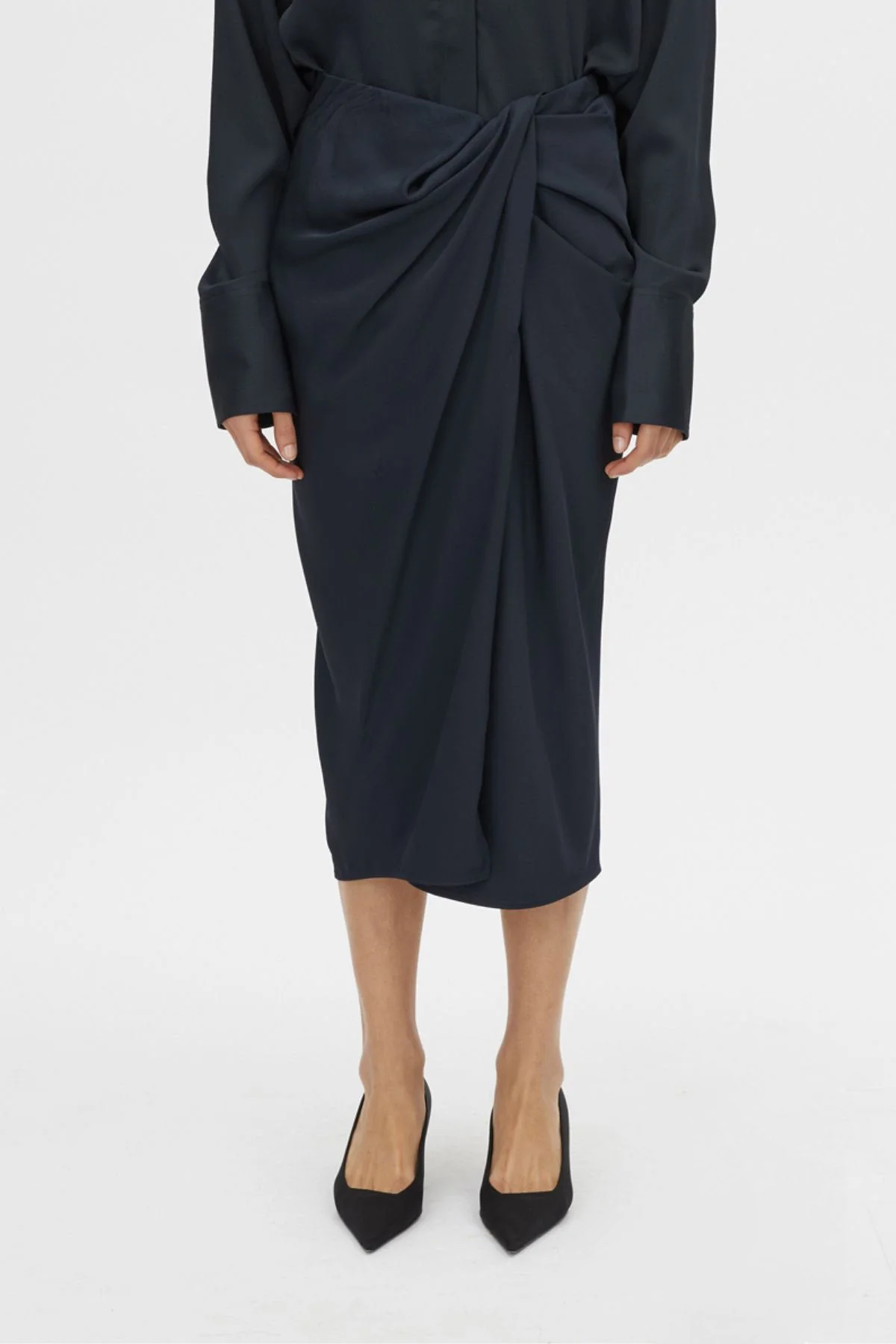 Elowyn Wrap Midi Skirt - Image 2