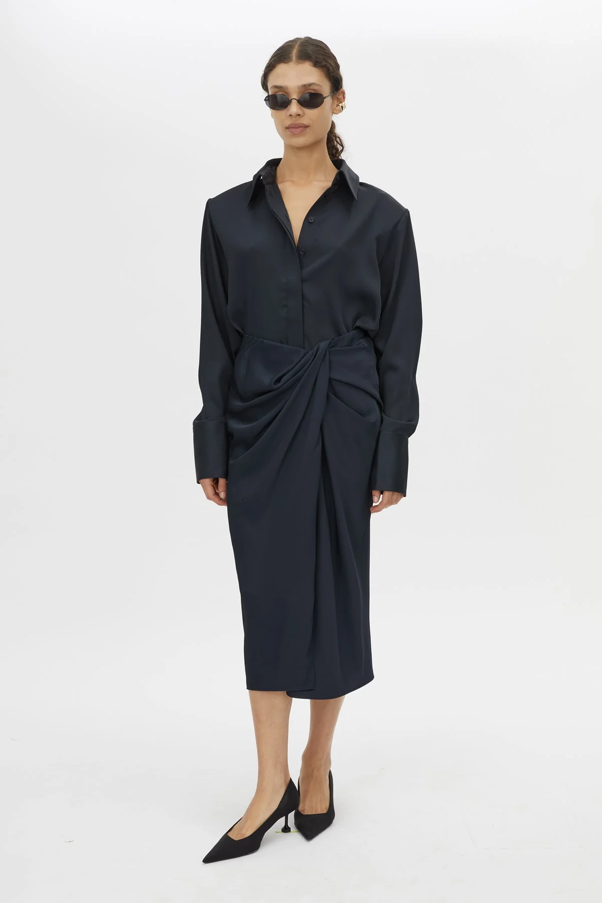Elowyn Wrap Midi Skirt - Image 3
