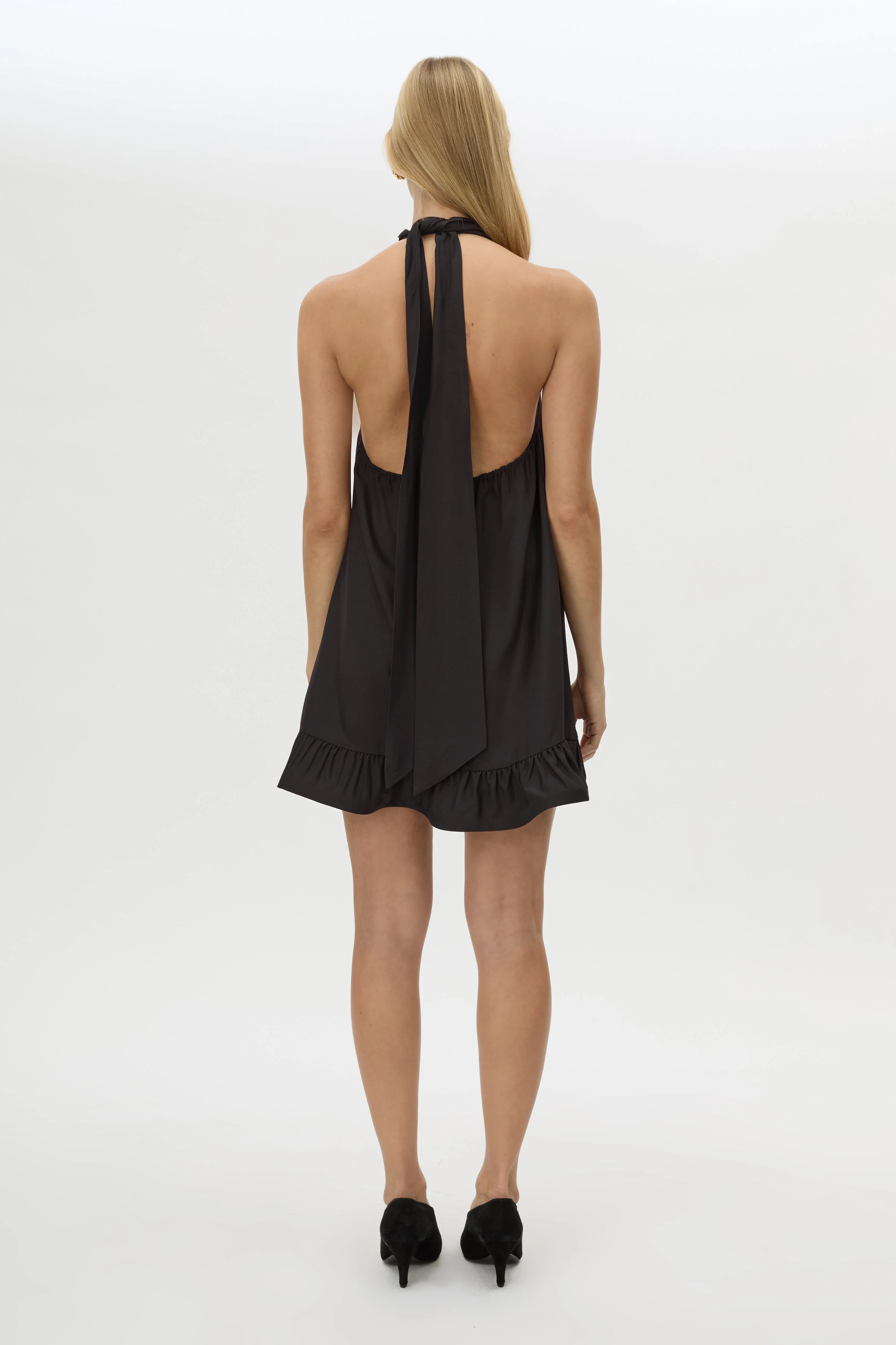 Elsen Halter Mini Dress - Image 5