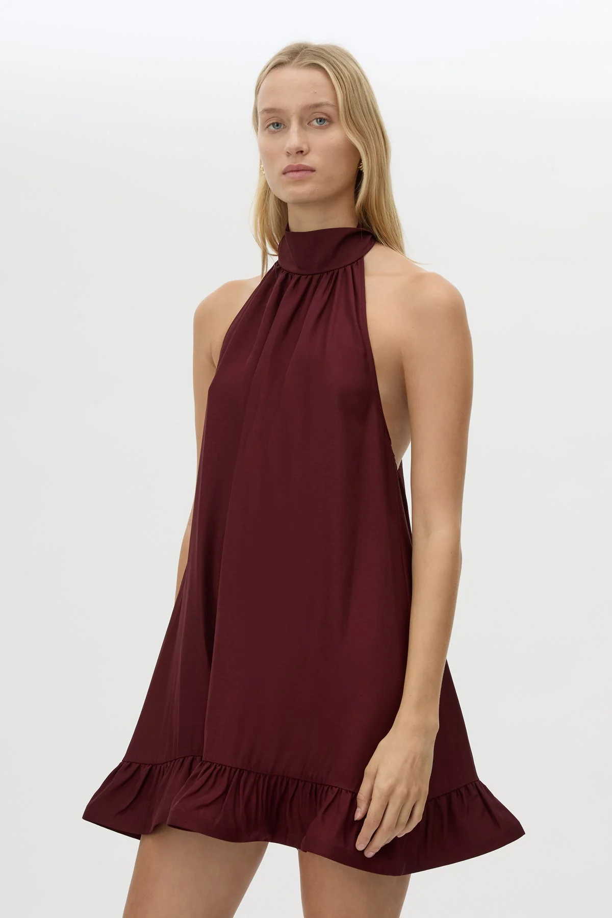 Elsen Halter Mini Dress - Image 2