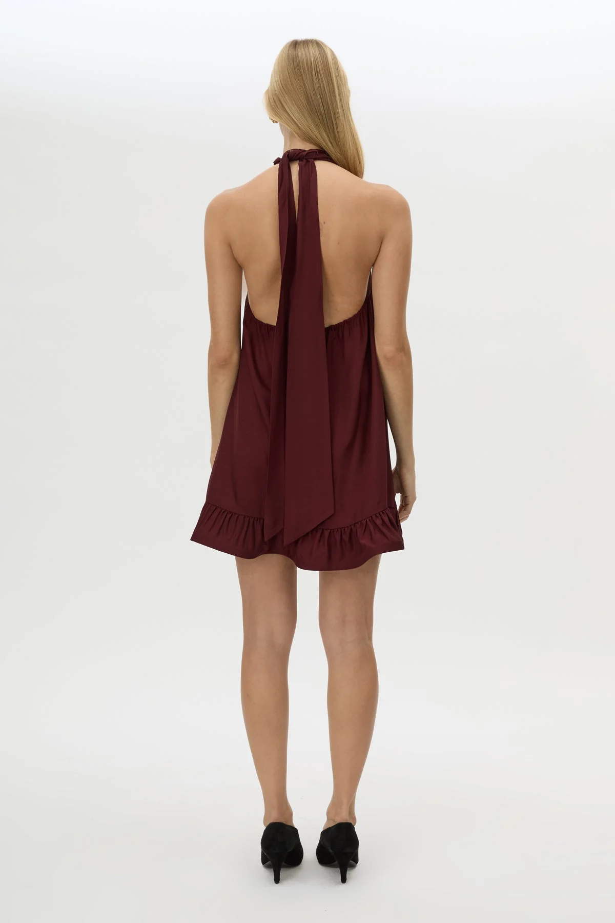 Elsen Halter Mini Dress - Image 5