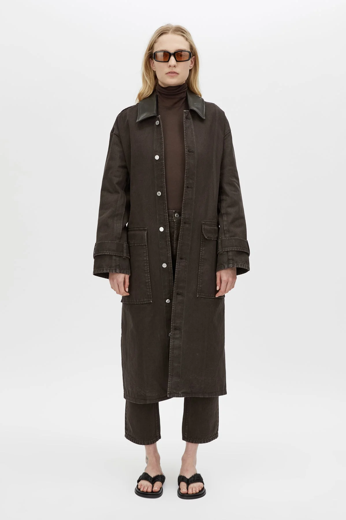 Enzo Denim Coat - Image 3
