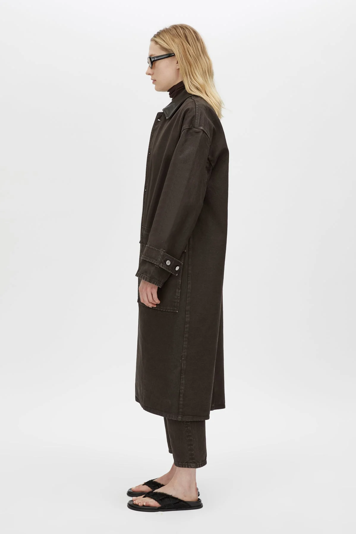 Enzo Denim Coat - Image 4