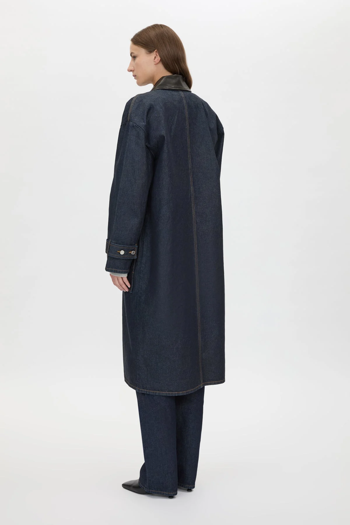 Enzo Denim Coat - Image 6
