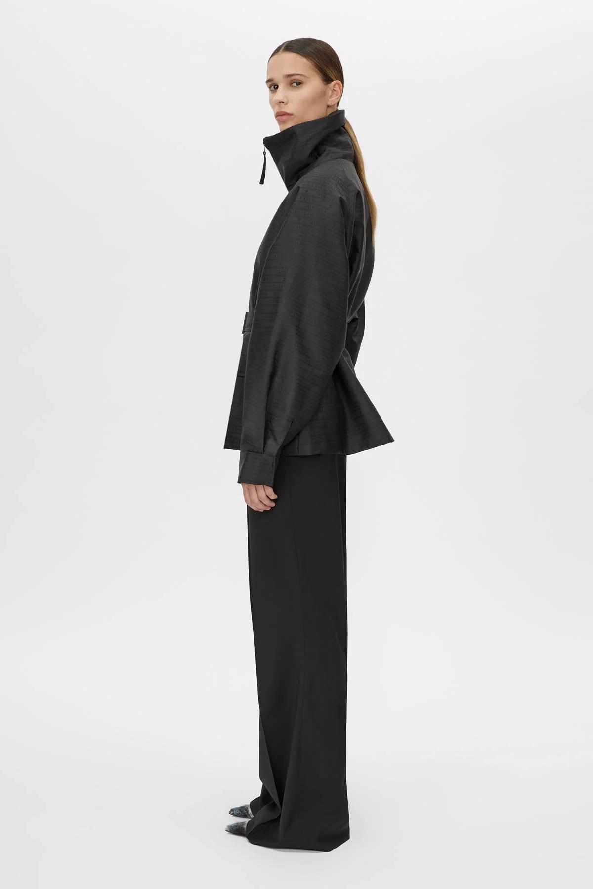 Escher Logo Jacquard Puffer Jacket - Image 5