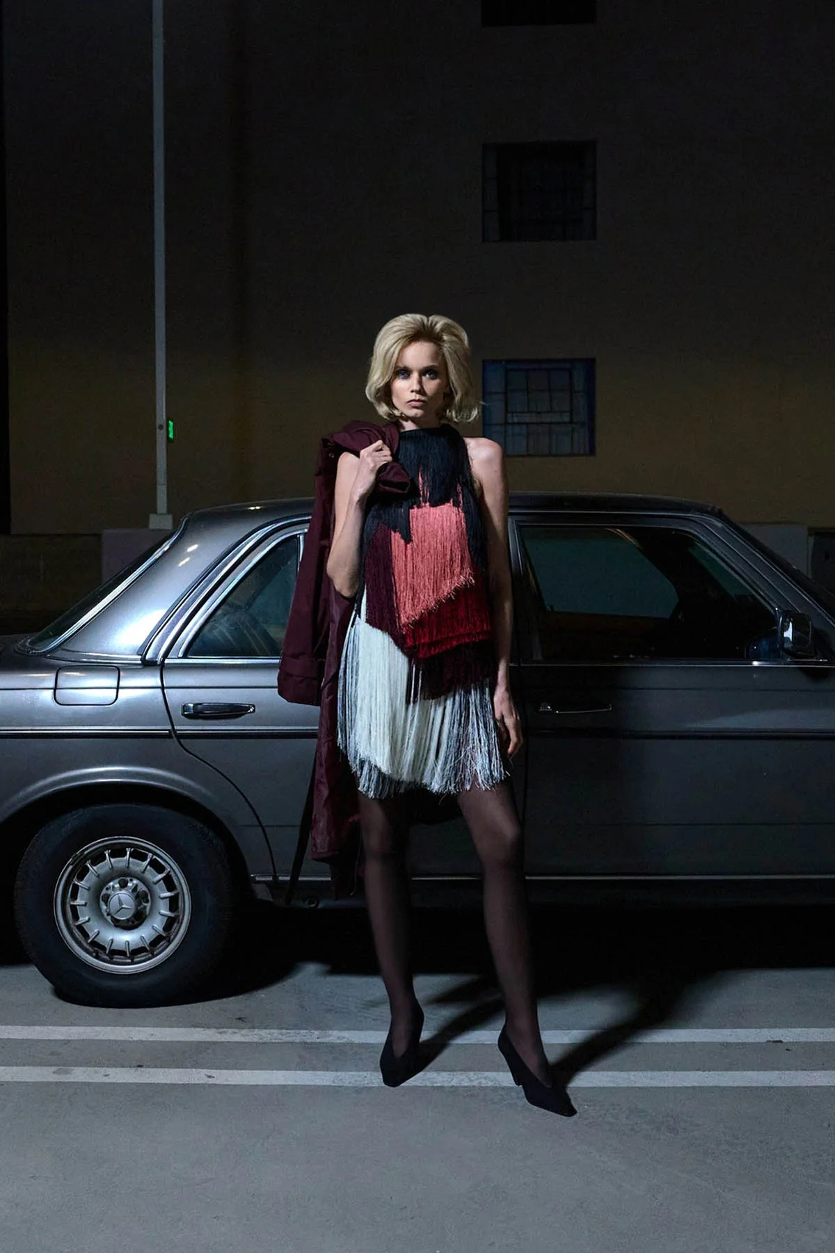 Evara Fringe Mini Dress - Image 3