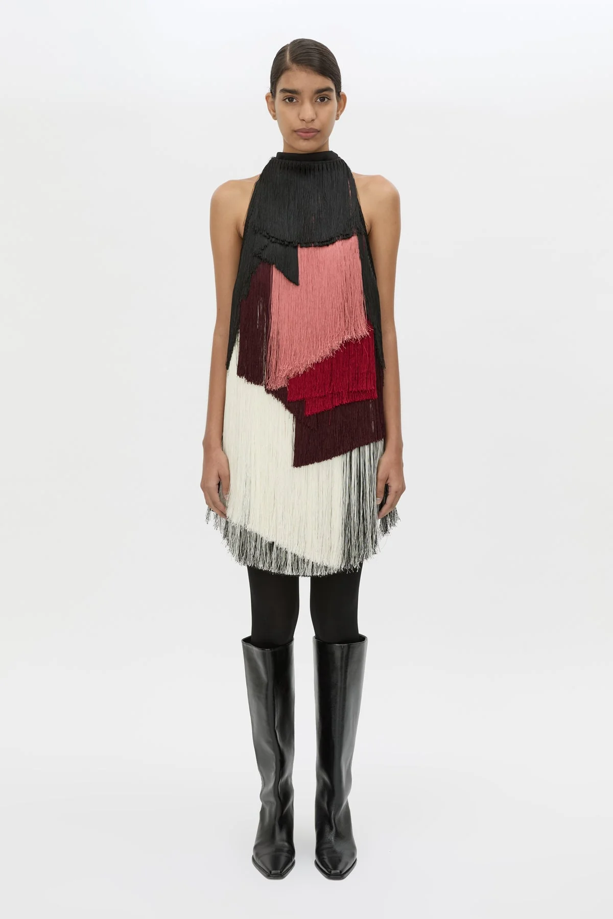 Evara Fringe Mini Dress - Image 5