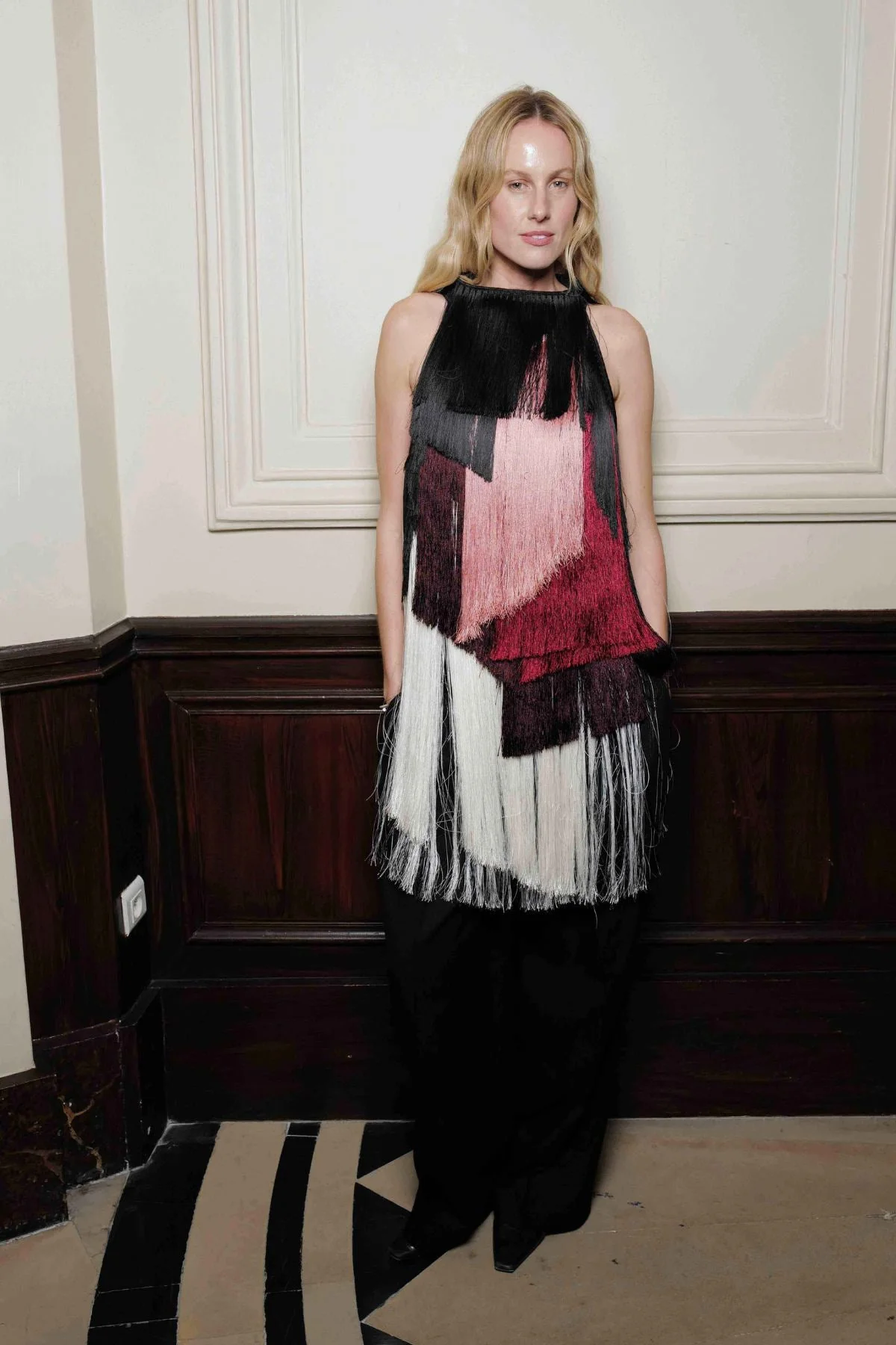 Evara Fringe Mini Dress - Image 8