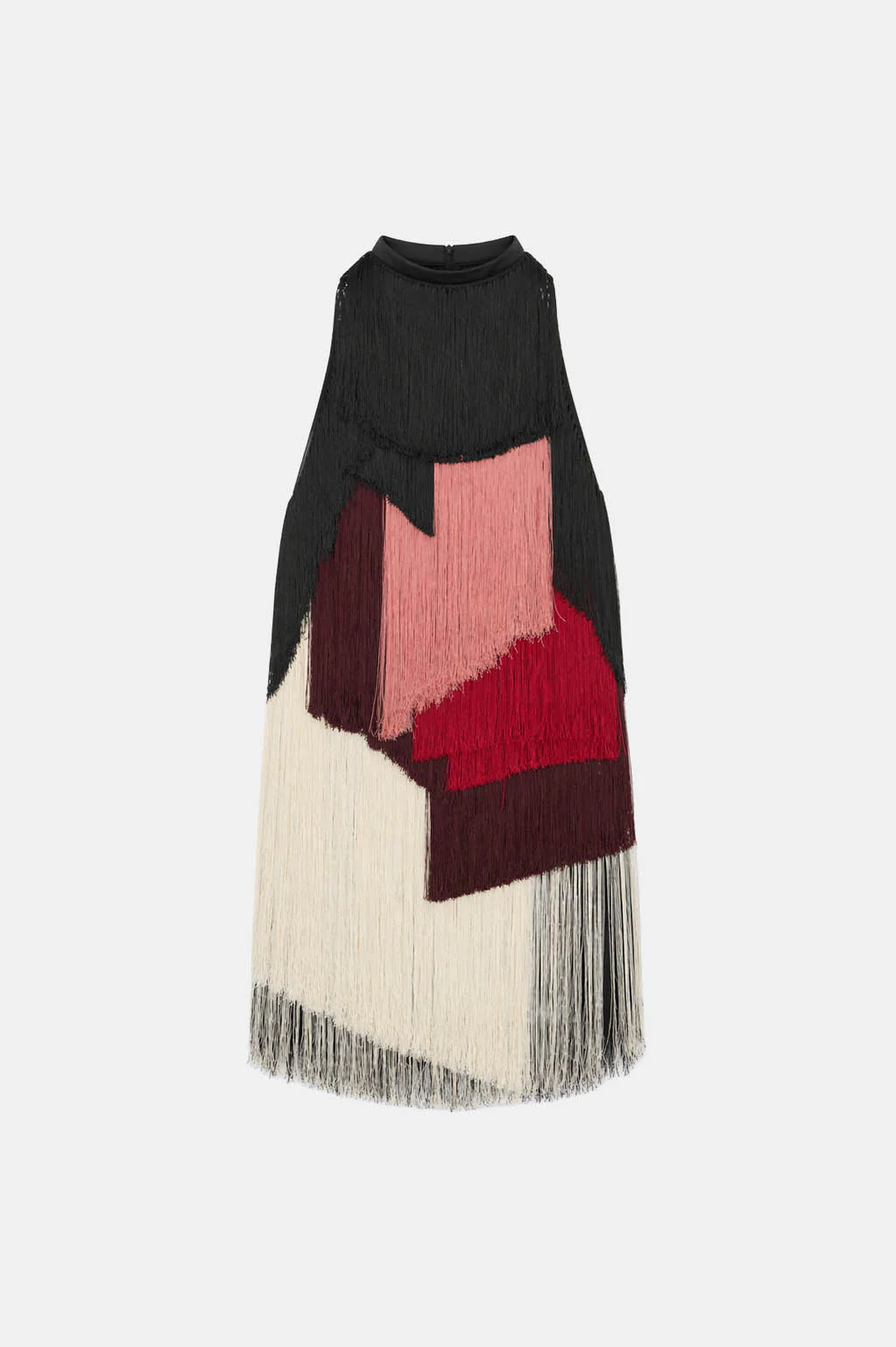 Evara Fringe Mini Dress - Image 9