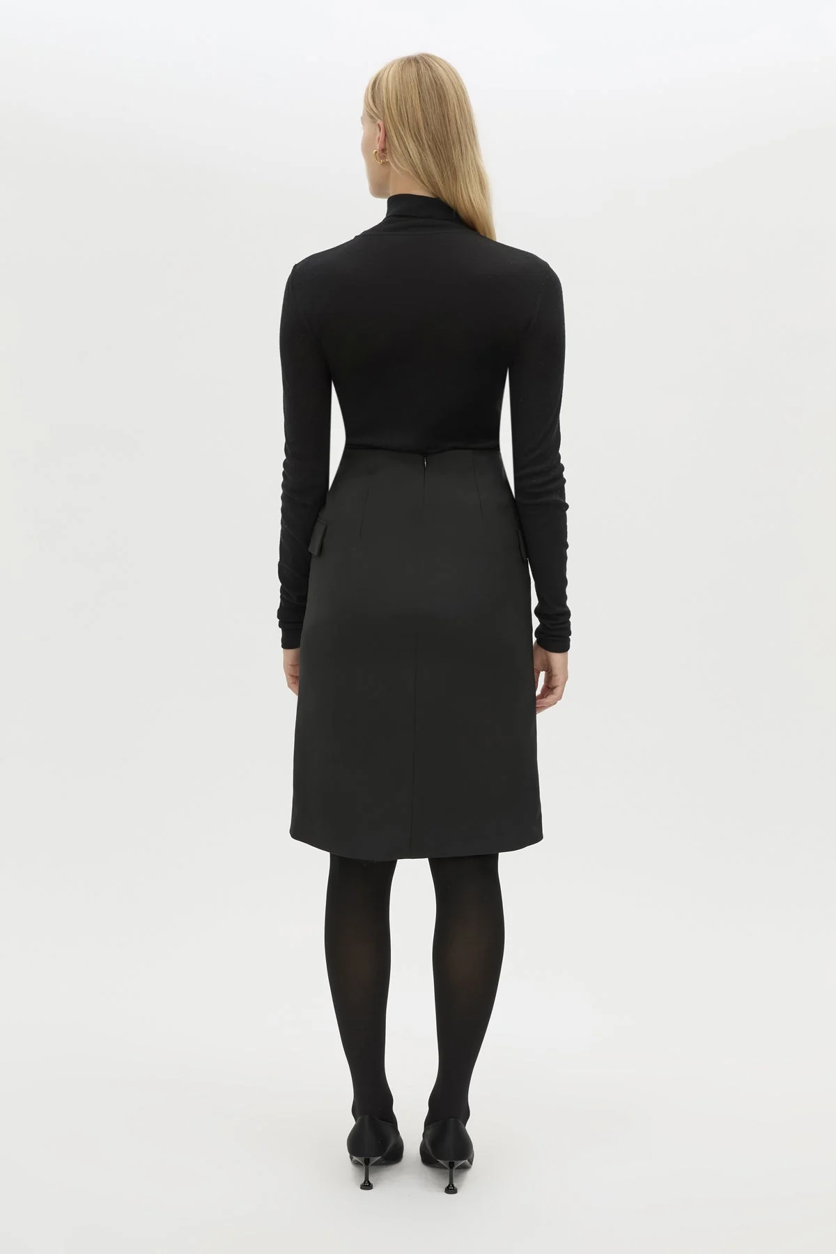 Floret Tailored Midi Skirt - Image 5