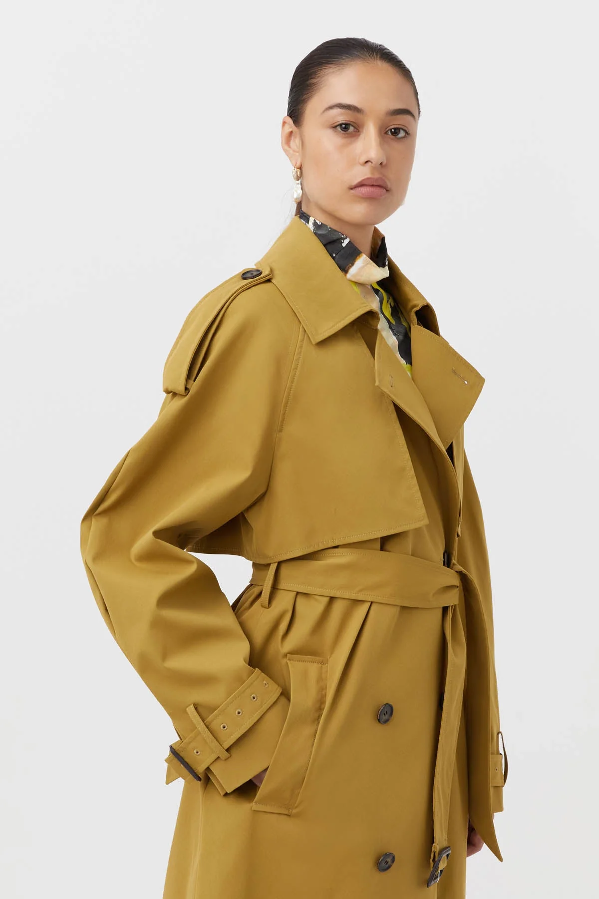 Fontanna Tailored Trench Coat - Image 3