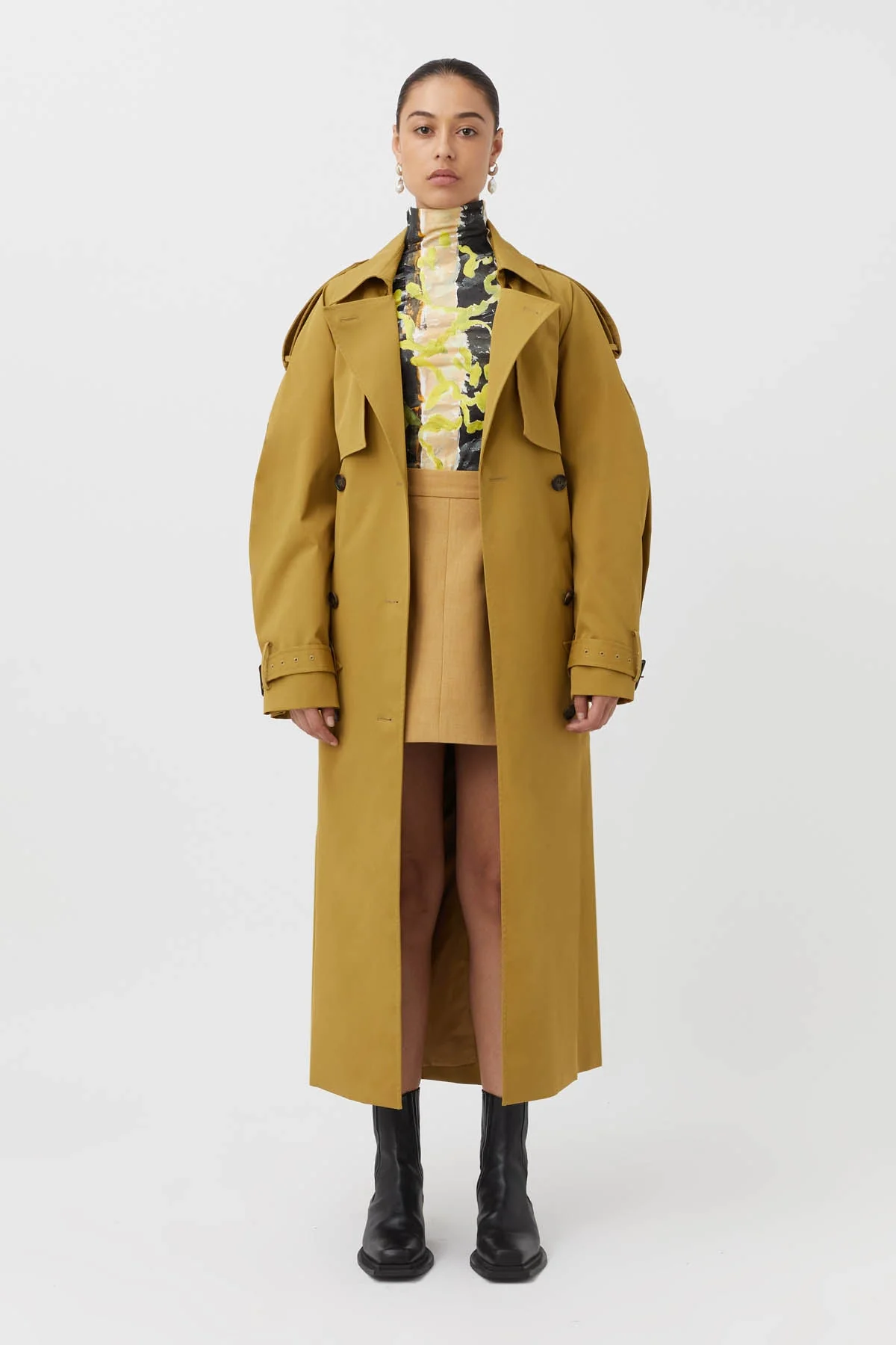 Fontanna Tailored Trench Coat - Image 4