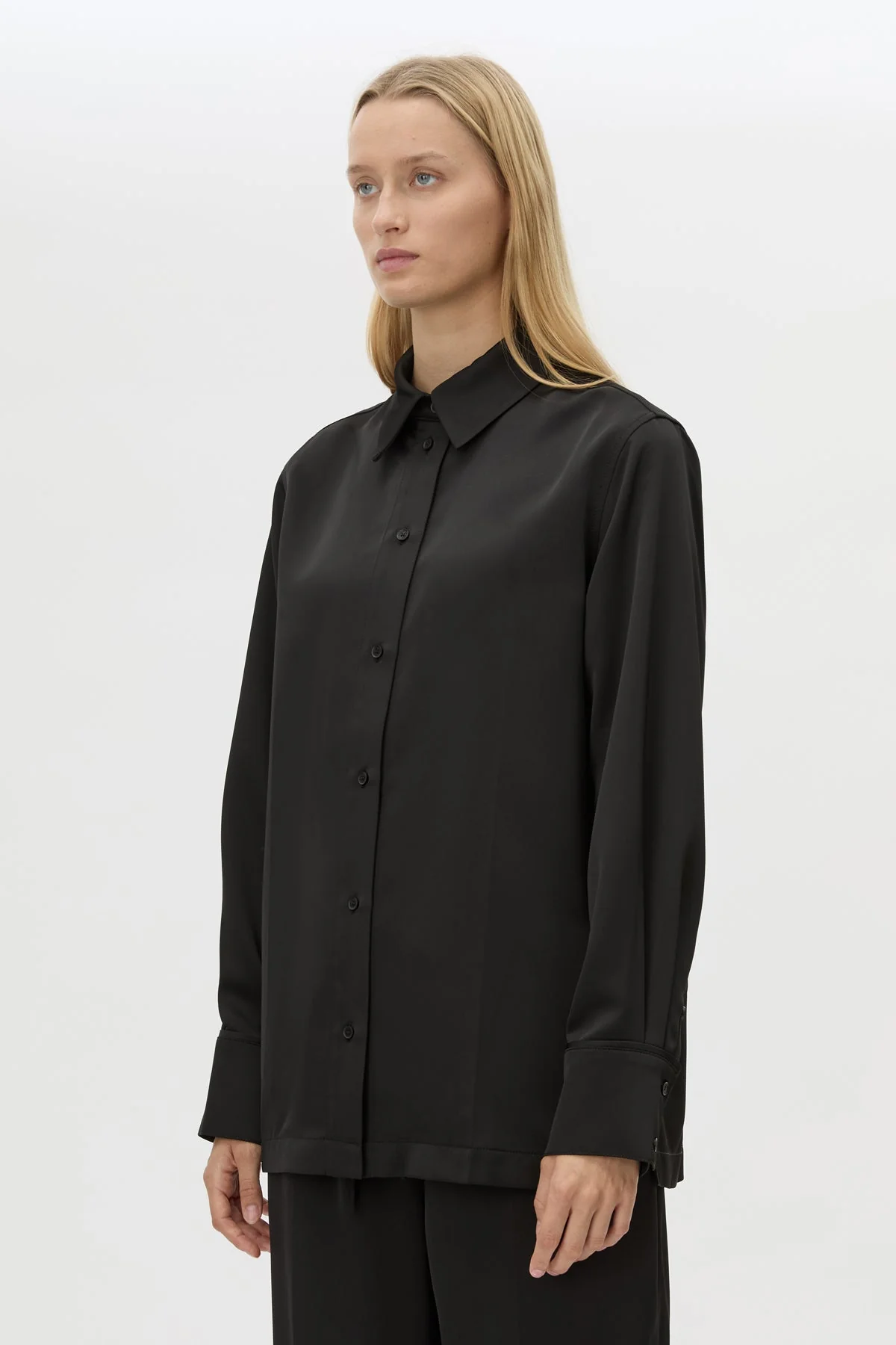 Ground Satin Long Sleeve Shirt - Image 2