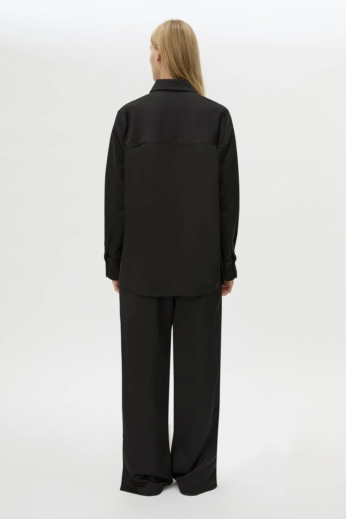 Ground Satin Long Sleeve Shirt - Image 4