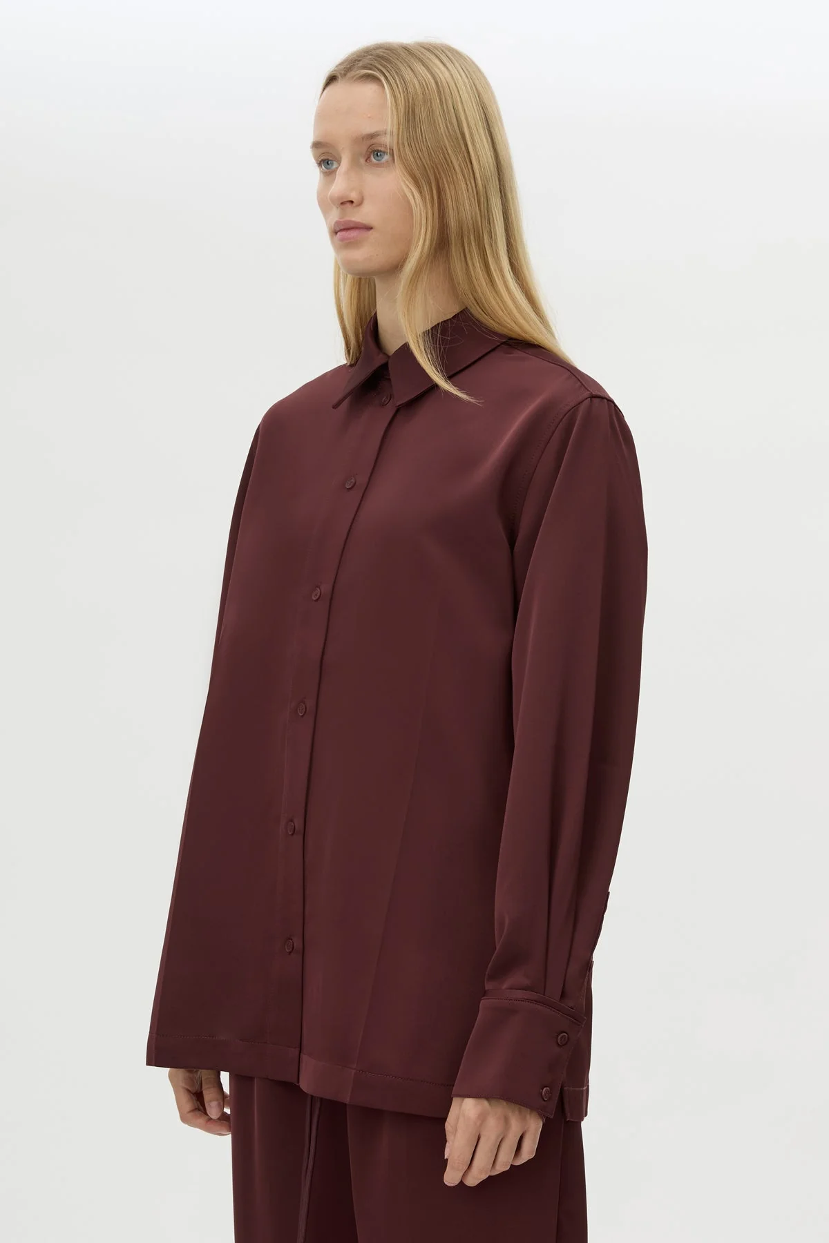 Ground Satin Long Sleeve Shirt - Image 2