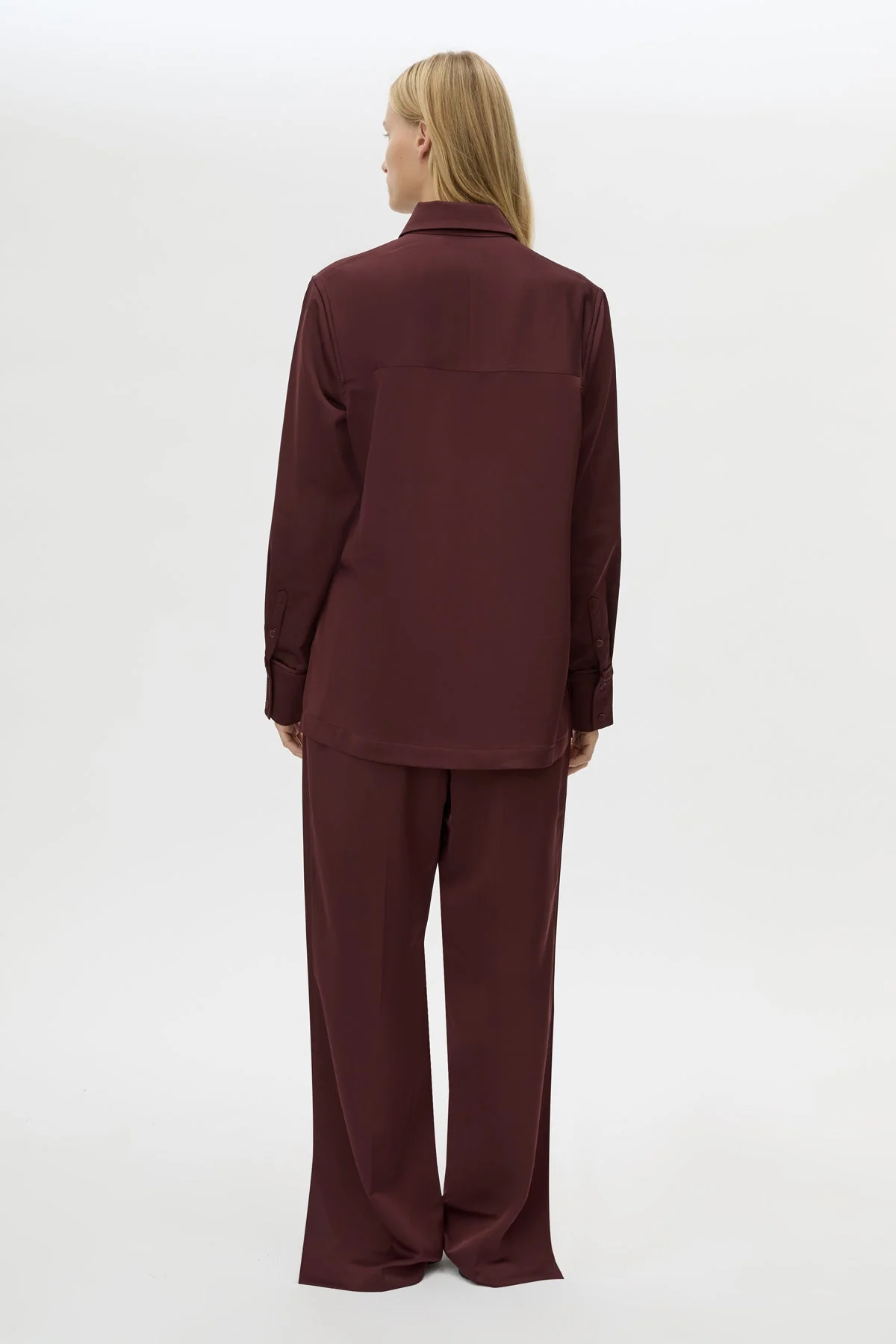 Ground Satin Long Sleeve Shirt - Image 5
