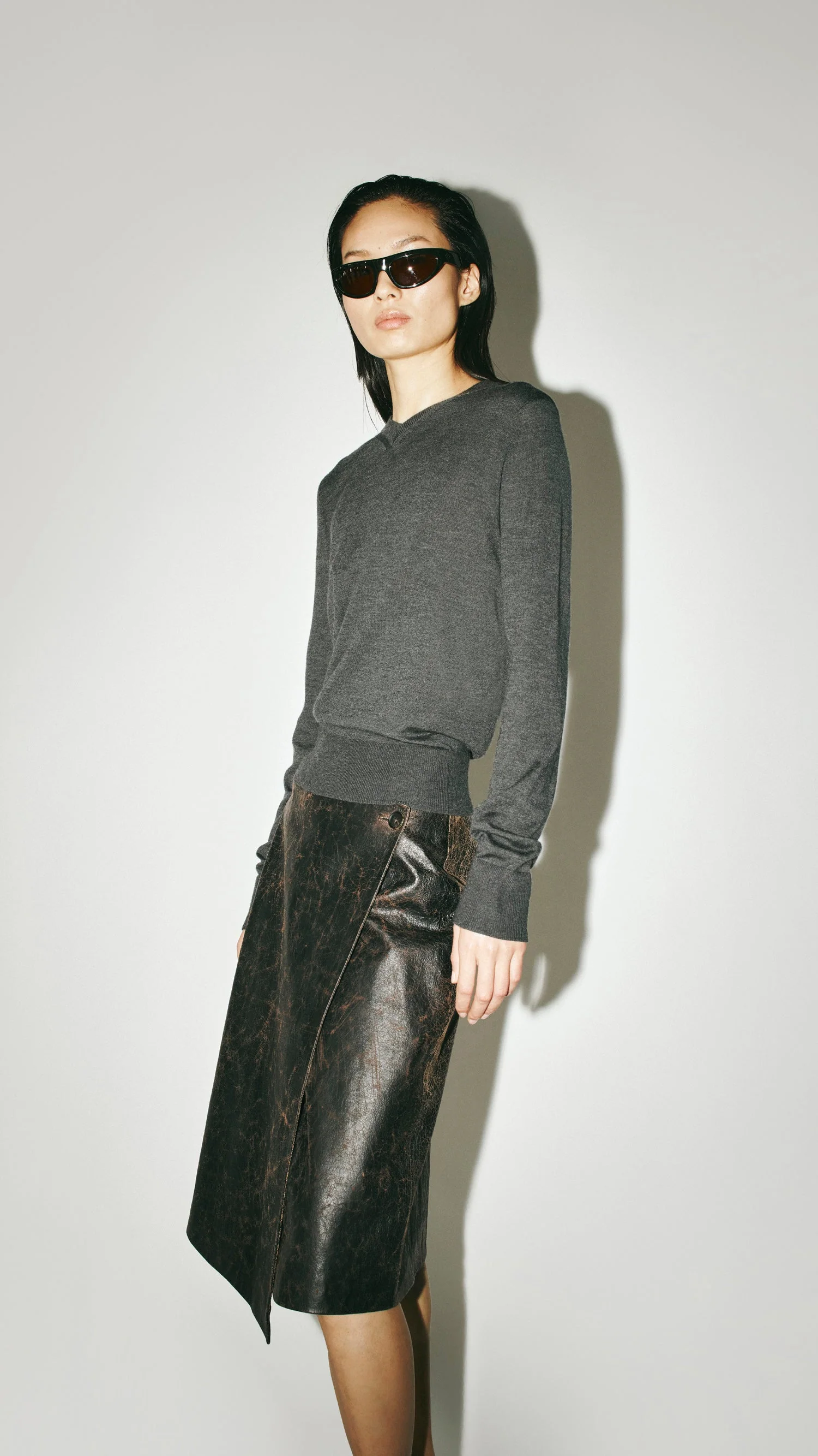Leona Knit V Neck Sweater - Image 7