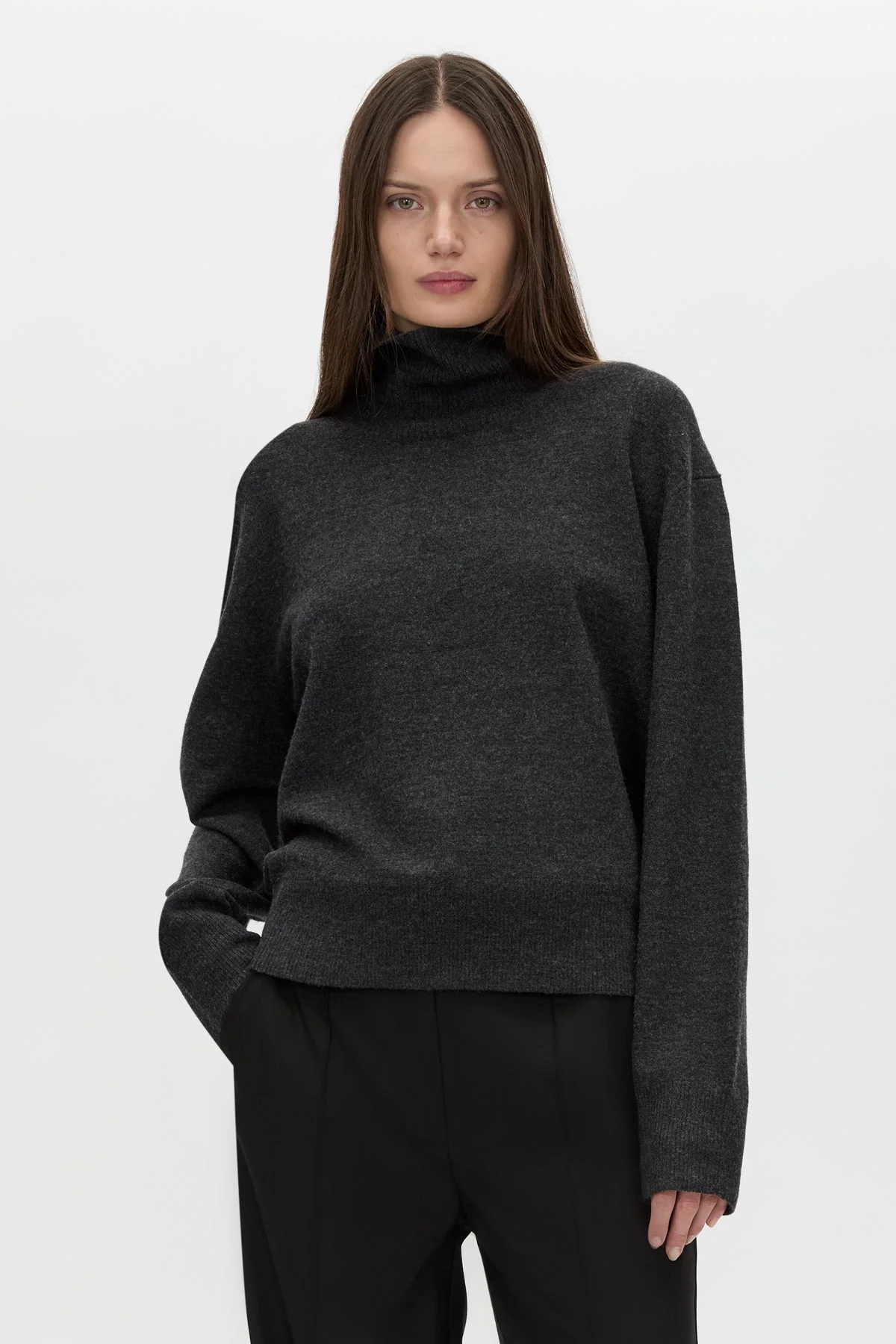 Margot Turtleneck Knit Sweater - Image 2