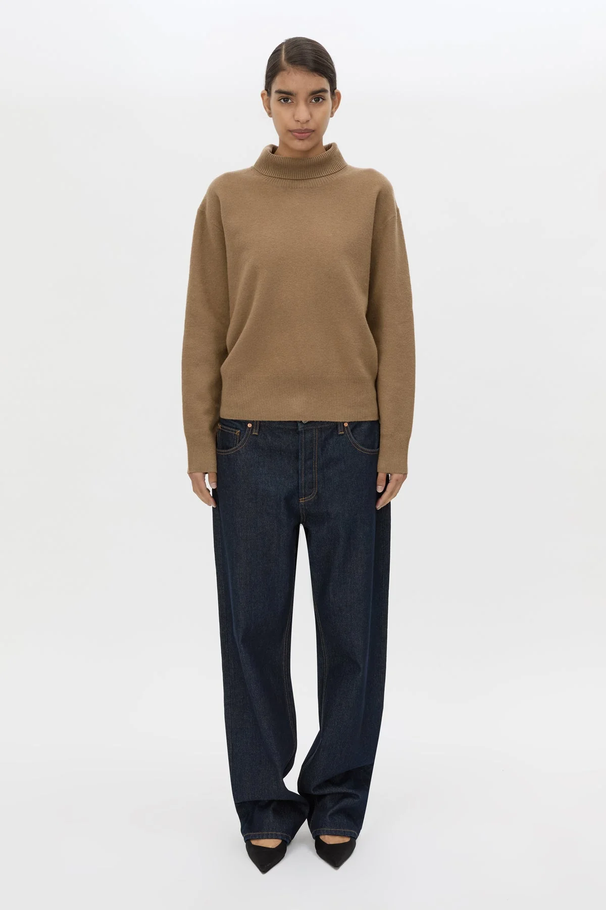 Margot Turtleneck Knit Sweater - Image 3