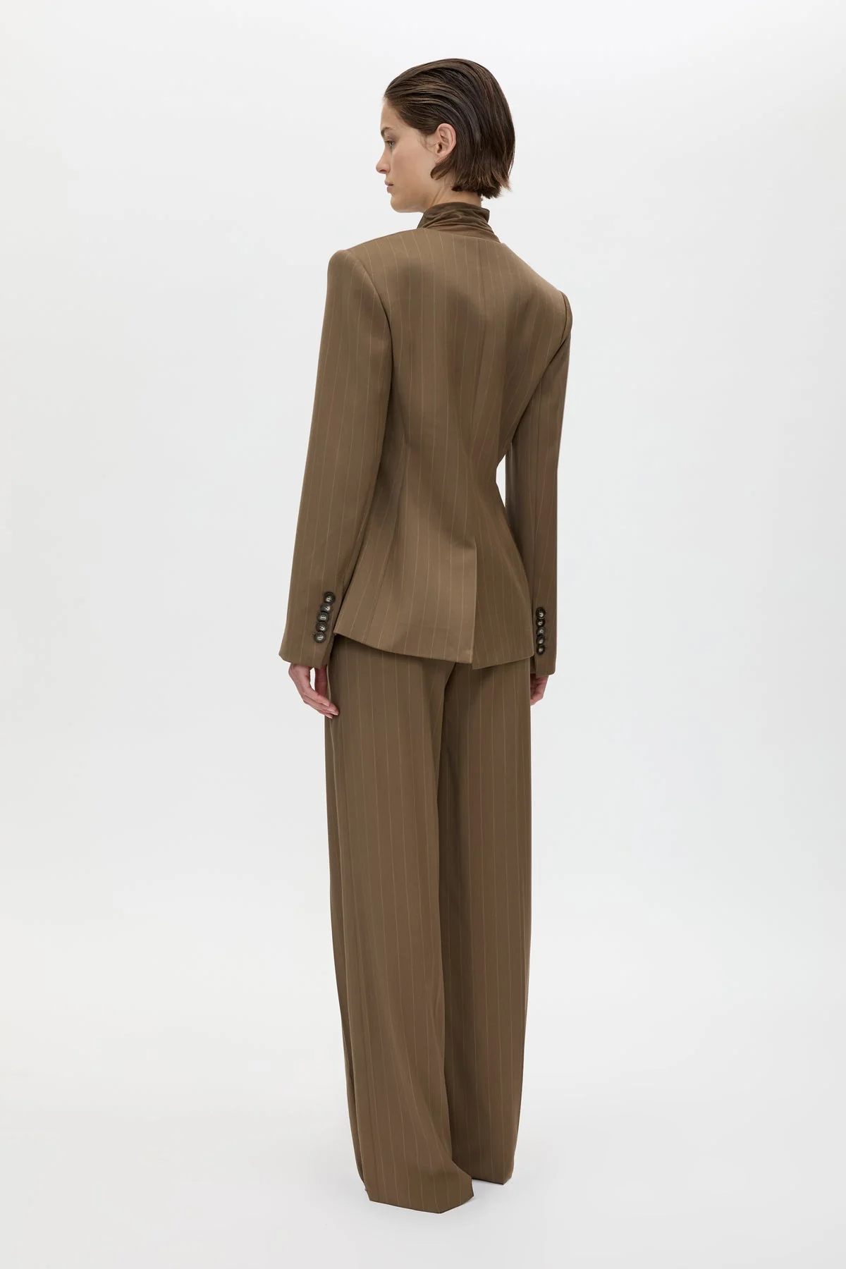 Maxim Fitted Collarless Blazer - Image 5